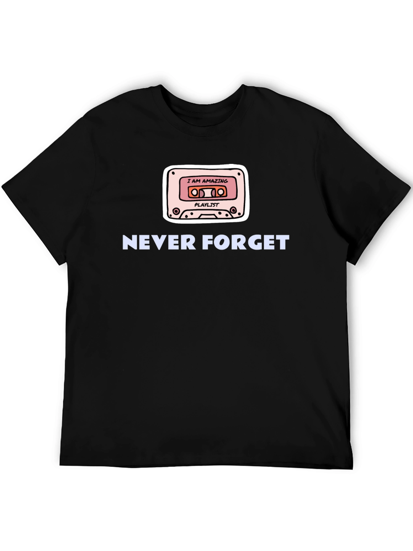Retro Cassette Tape Never Forget T-Shirt