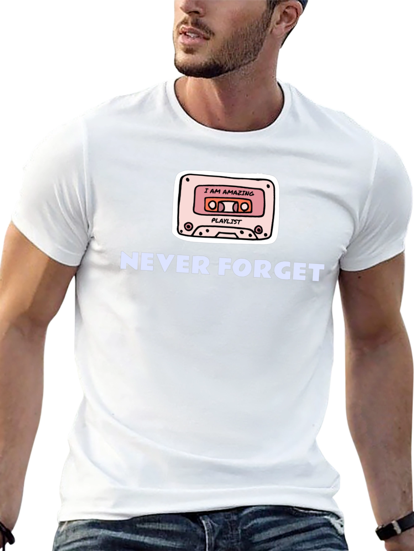 Retro Cassette Tape Never Forget T-Shirt