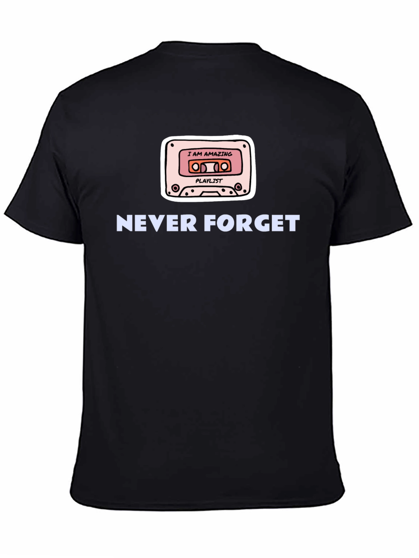 Retro Cassette Tape Never Forget T-Shirt
