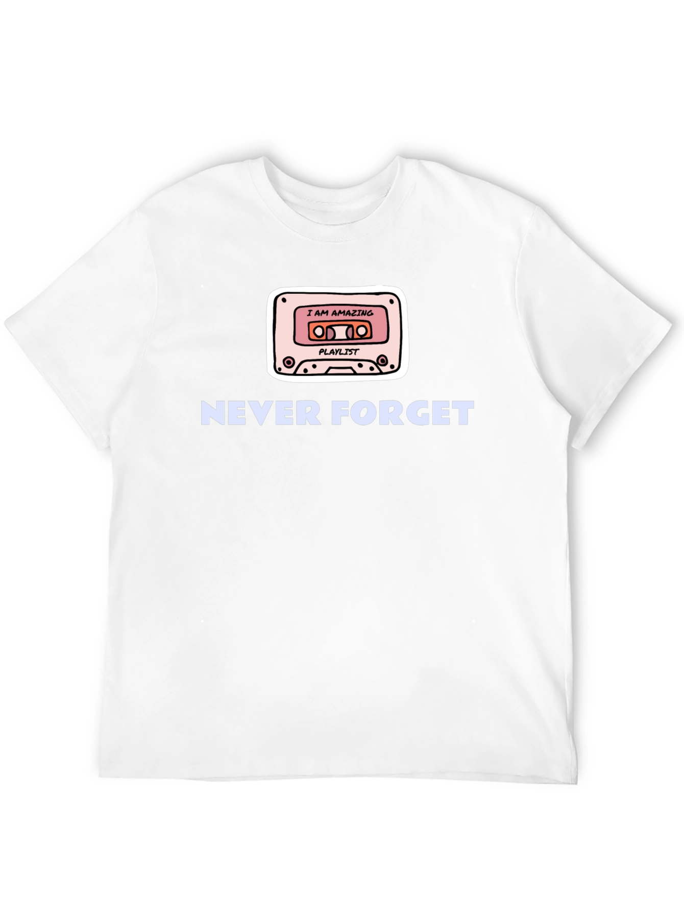 Retro Cassette Tape Never Forget T-Shirt
