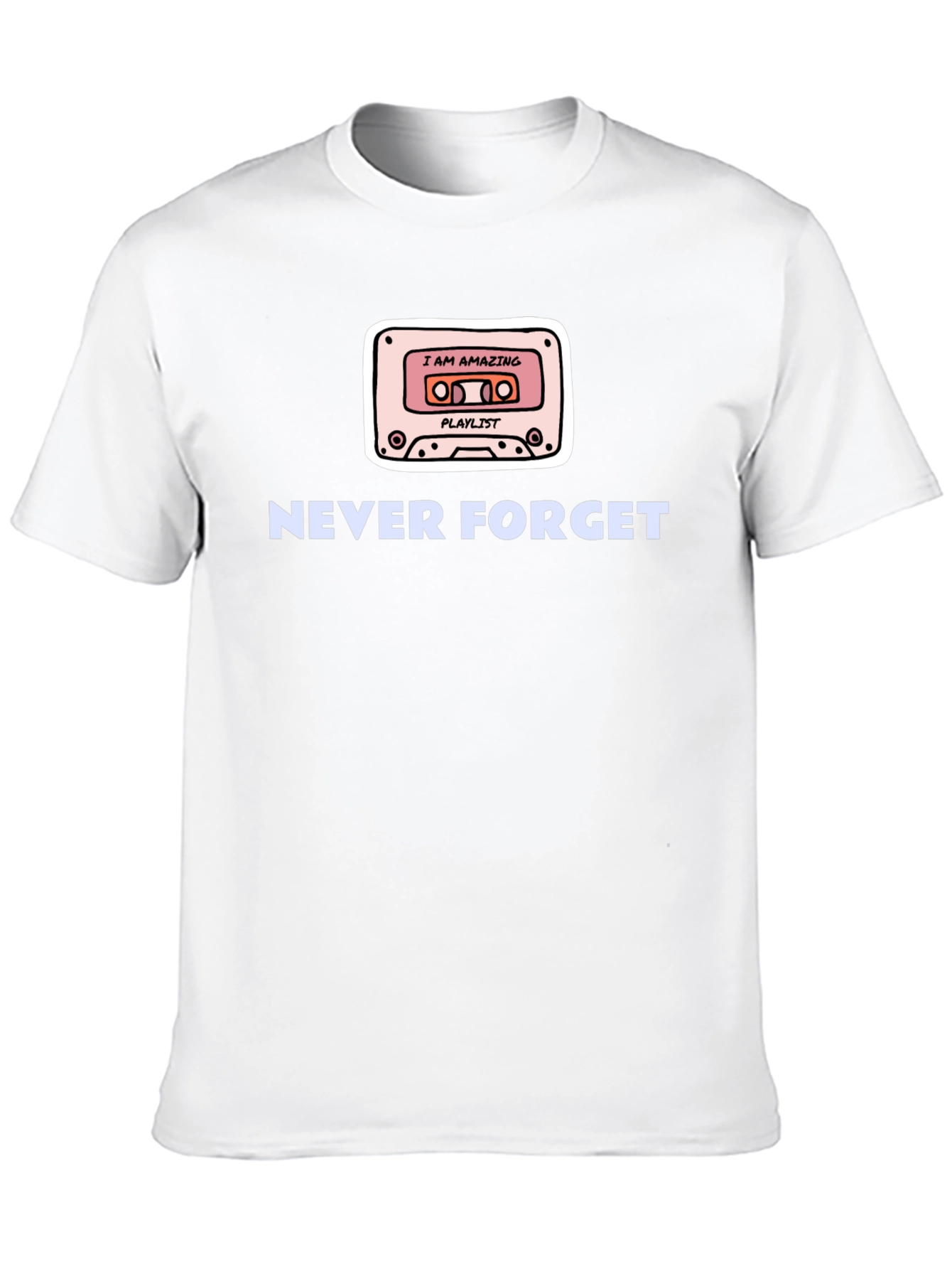 Retro Cassette Tape Never Forget T-Shirt