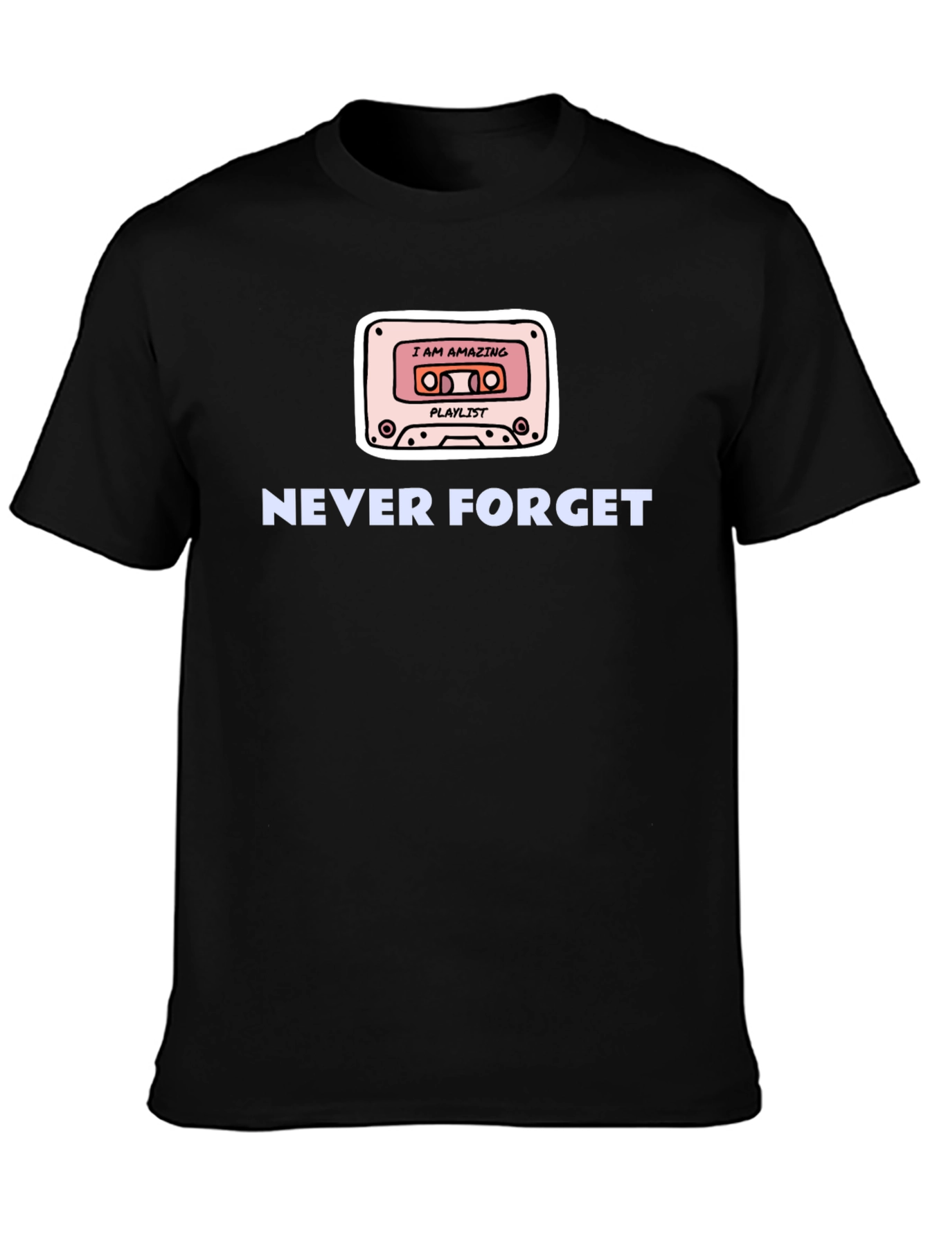 Retro Cassette Tape Never Forget T-Shirt