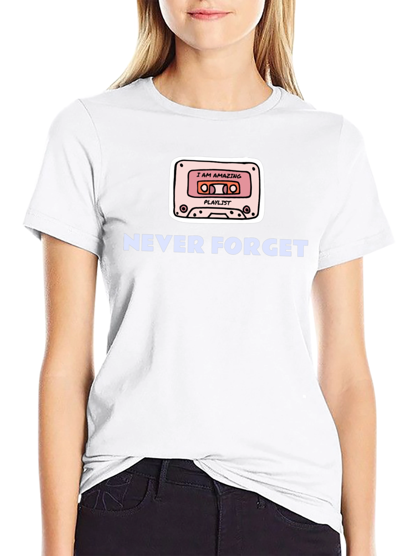 Retro Cassette Tape Never Forget T-Shirt