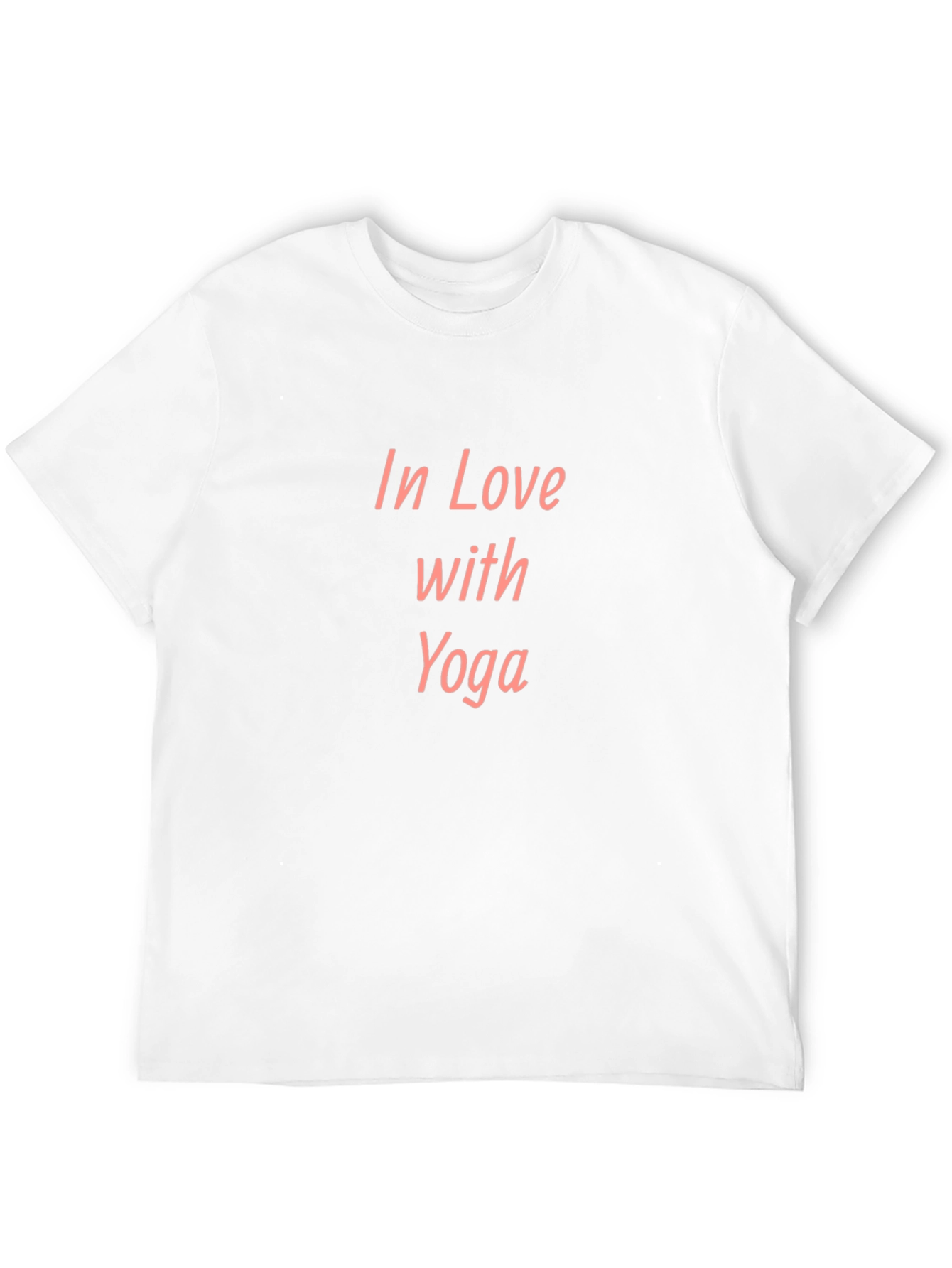 In Love With Yoga Black Tee Shirt