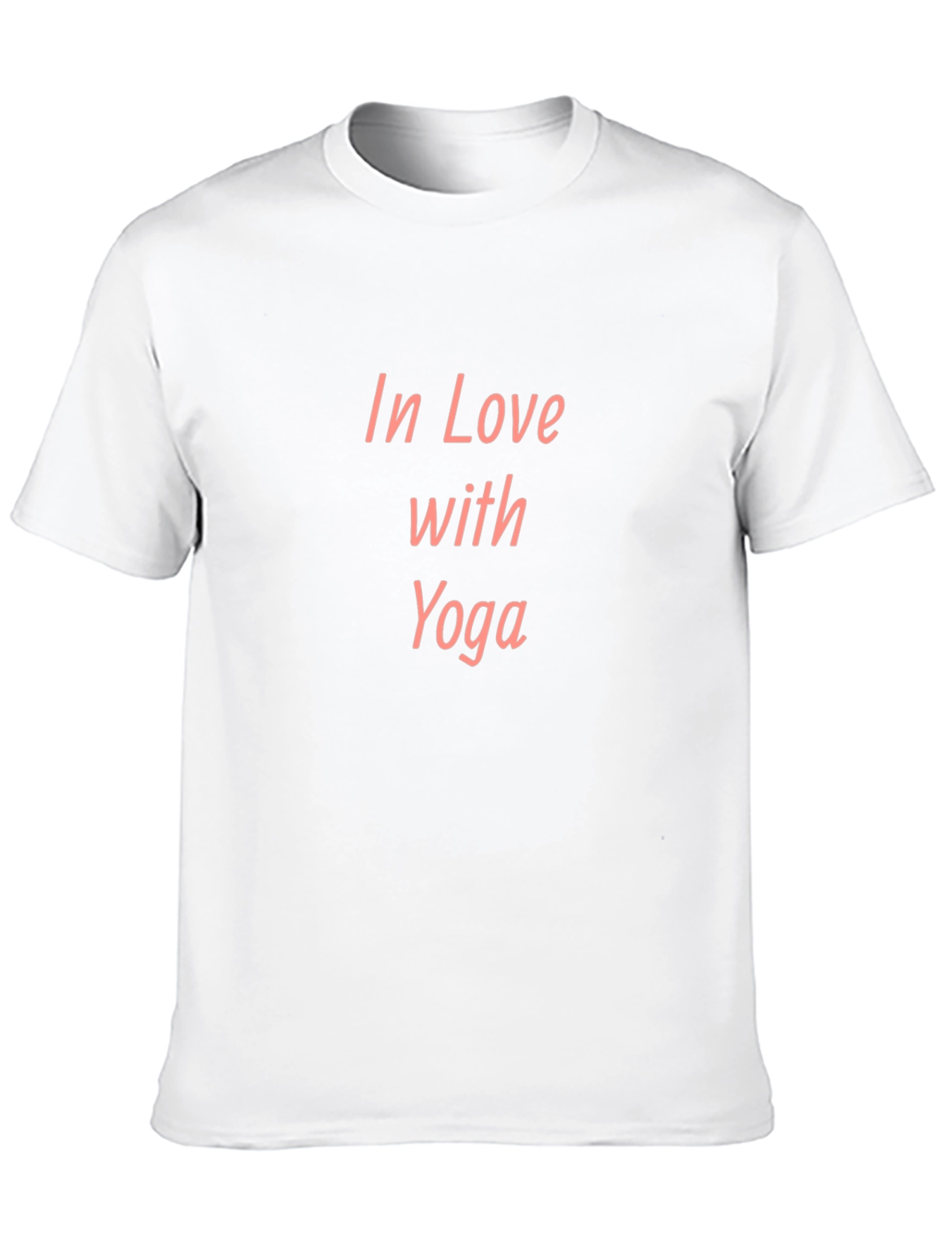 In Love With Yoga Black Tee Shirt