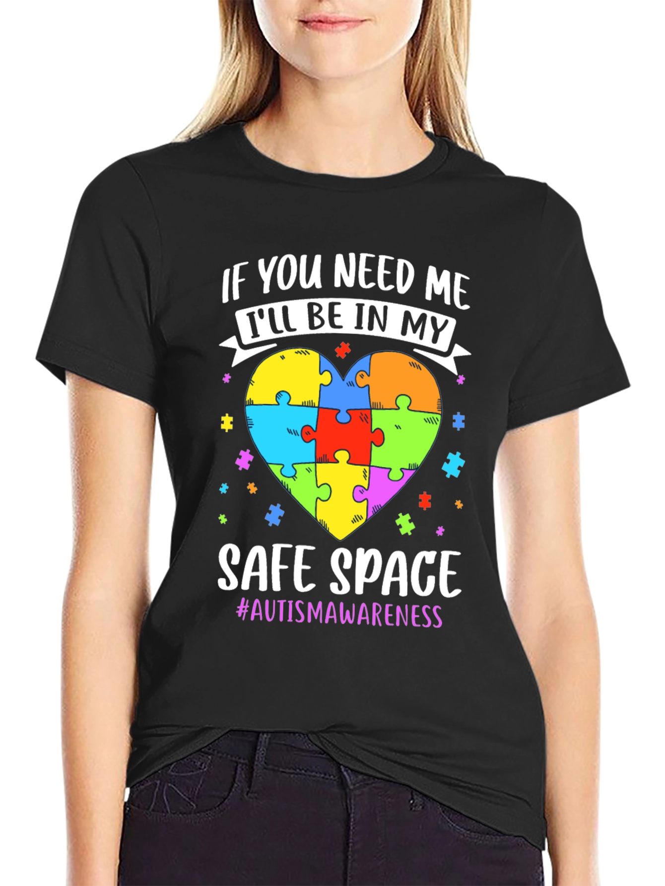 Autism Awareness Safe Space T-Shirt