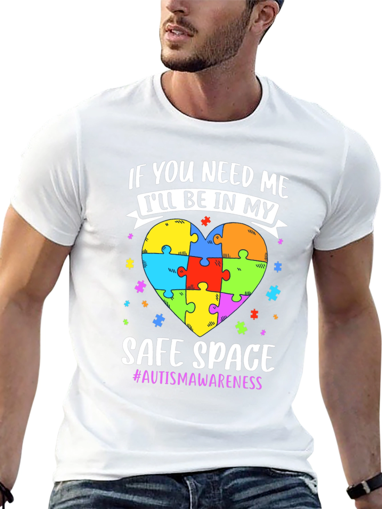 Autism Awareness Safe Space T-Shirt