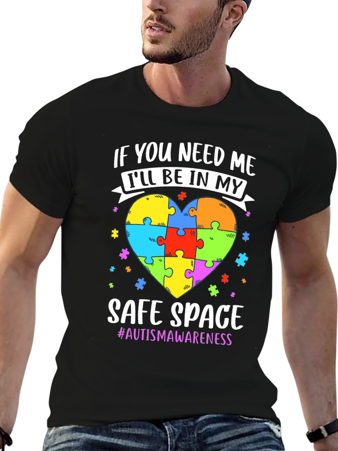 Autism Awareness Safe Space T-Shirt