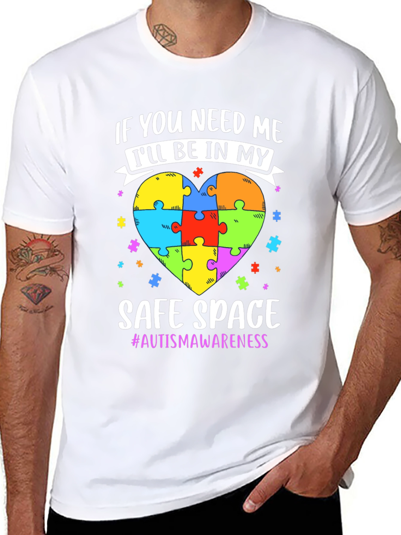 Autism Awareness Safe Space T-Shirt