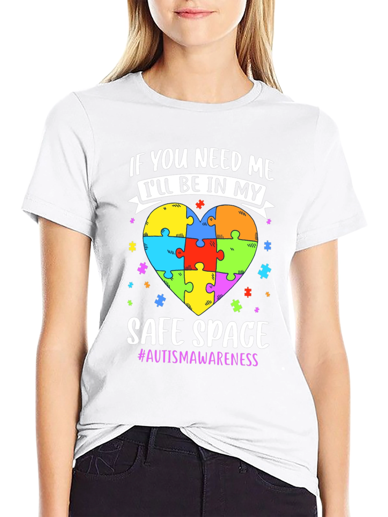 Autism Awareness Safe Space T-Shirt