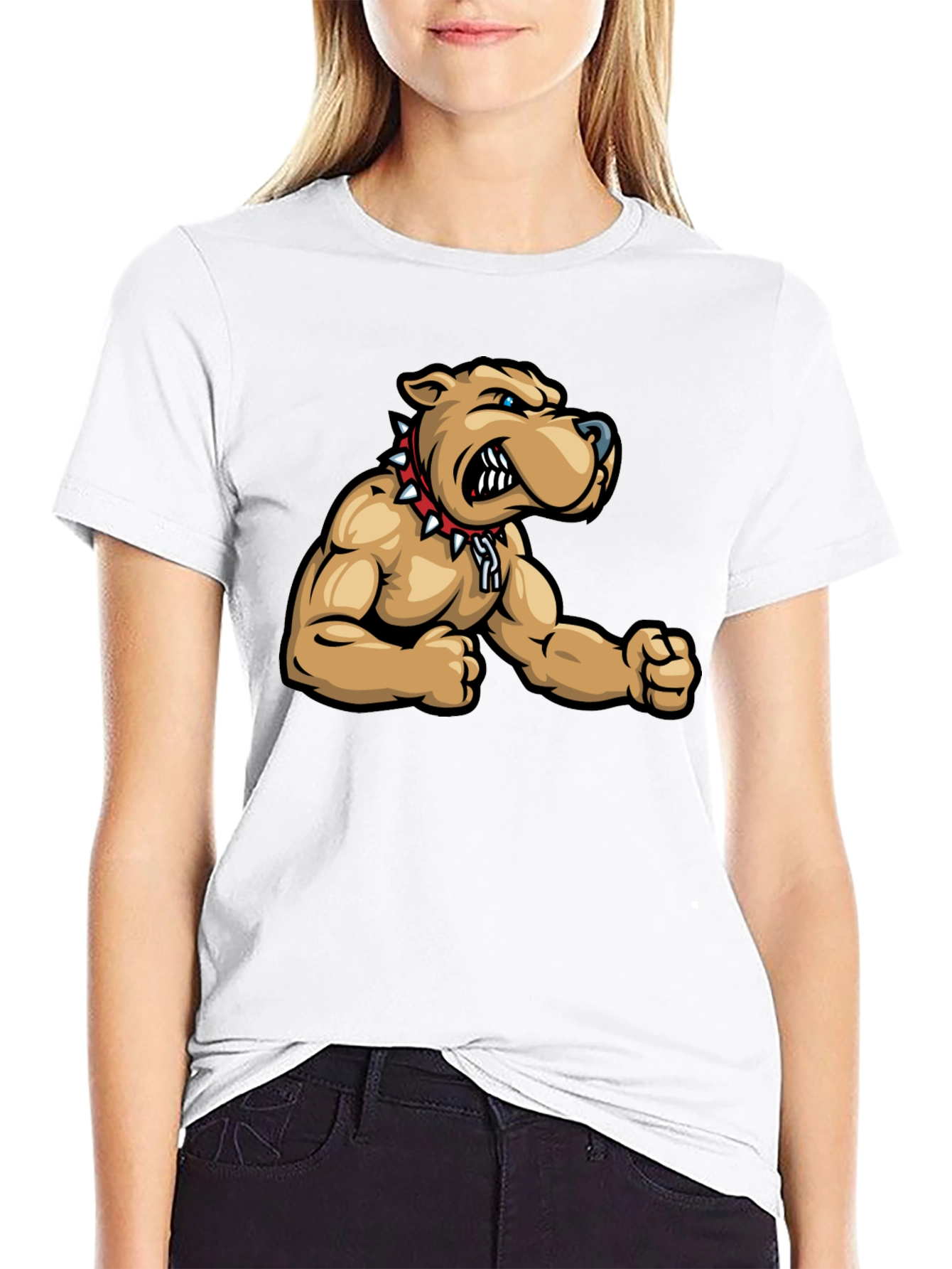 Cool Bulldog Graphic T-Shirt