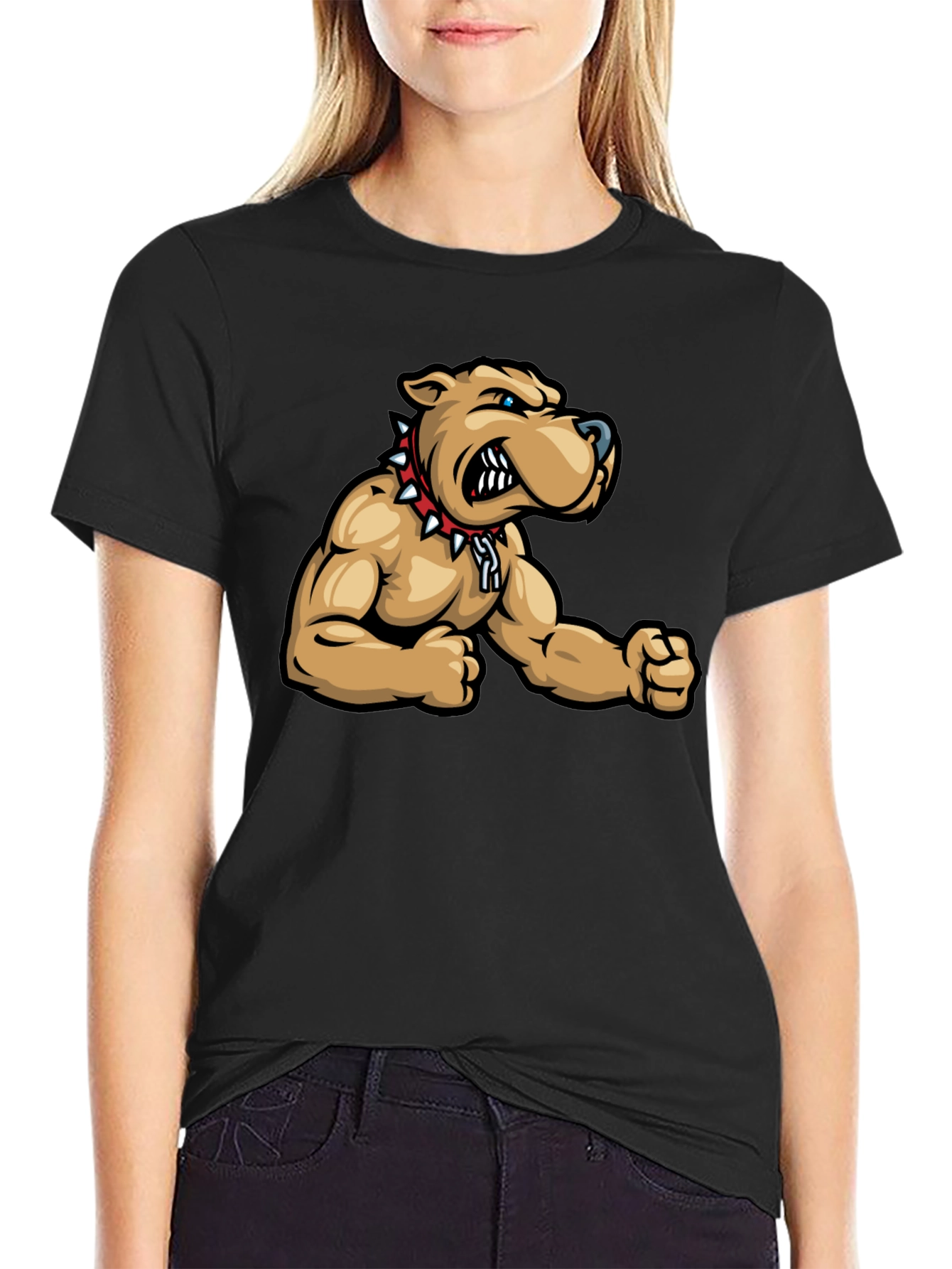Cool Bulldog Graphic T-Shirt