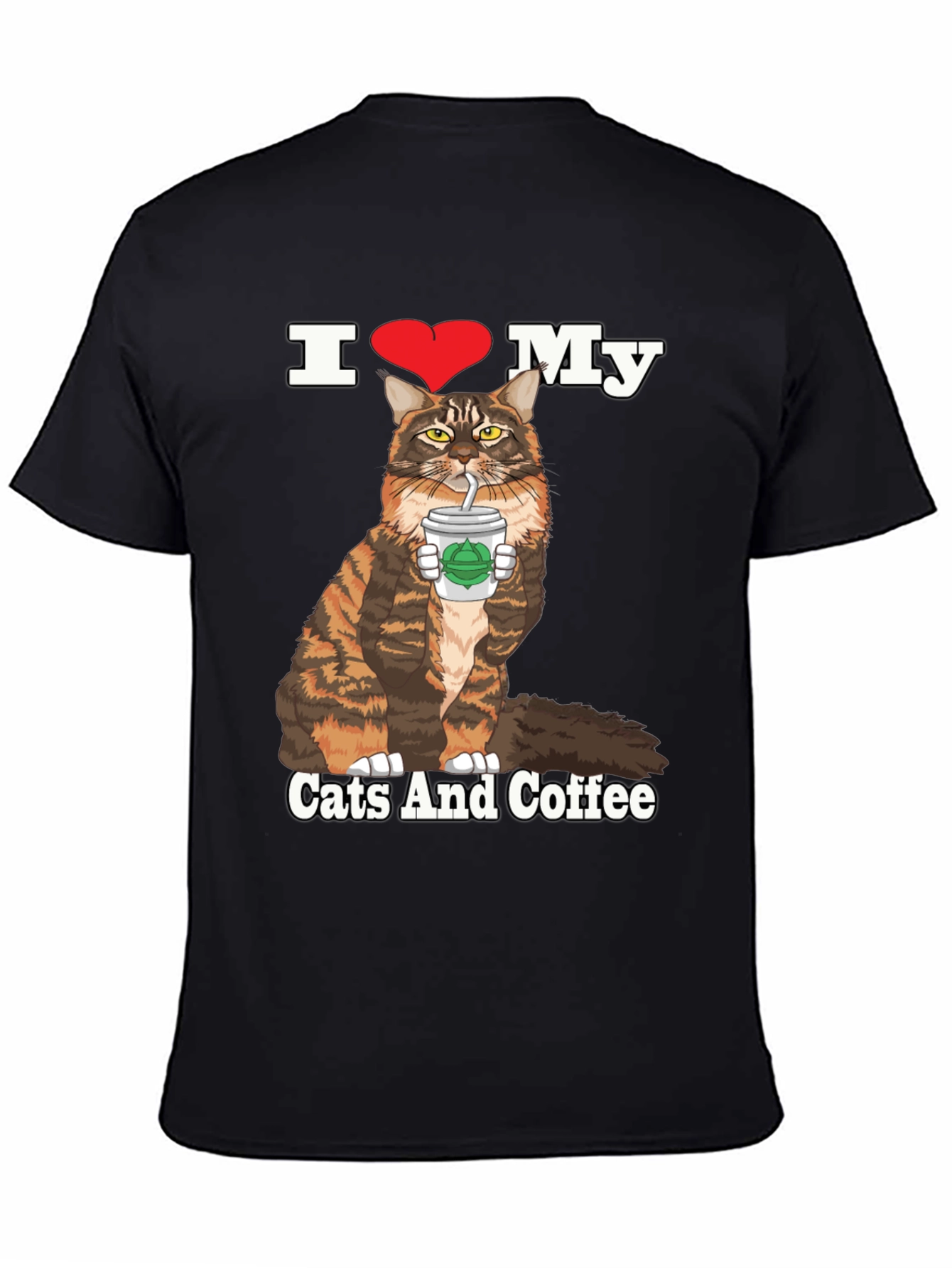 I Heart My Cats and Coffee T-Shirt