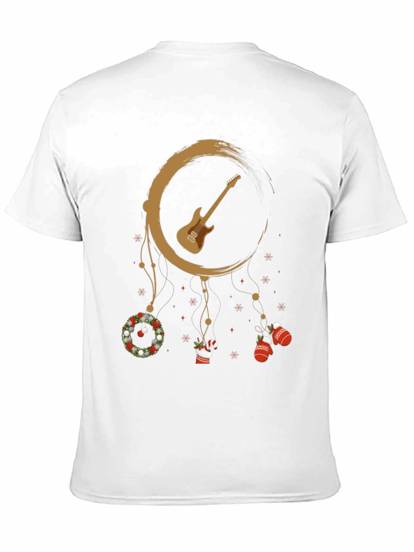 Festive Guitar Dreamcatcher Graphic Tee