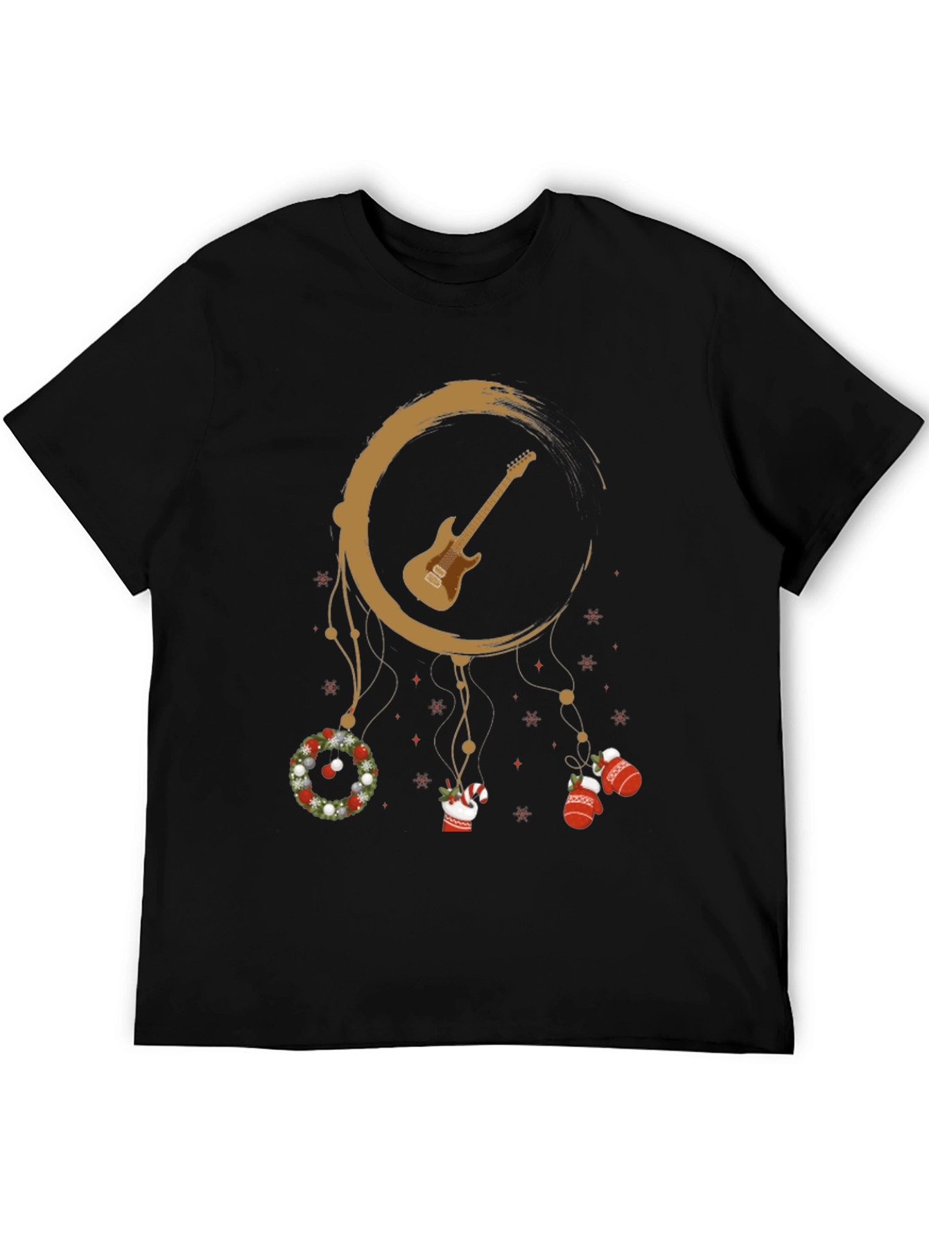 Festive Guitar Dreamcatcher Graphic Tee
