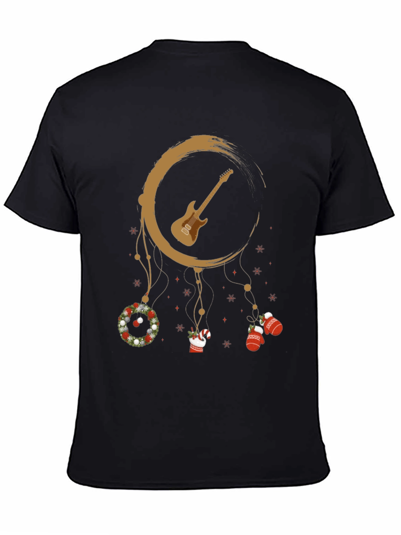 Festive Guitar Dreamcatcher Graphic Tee