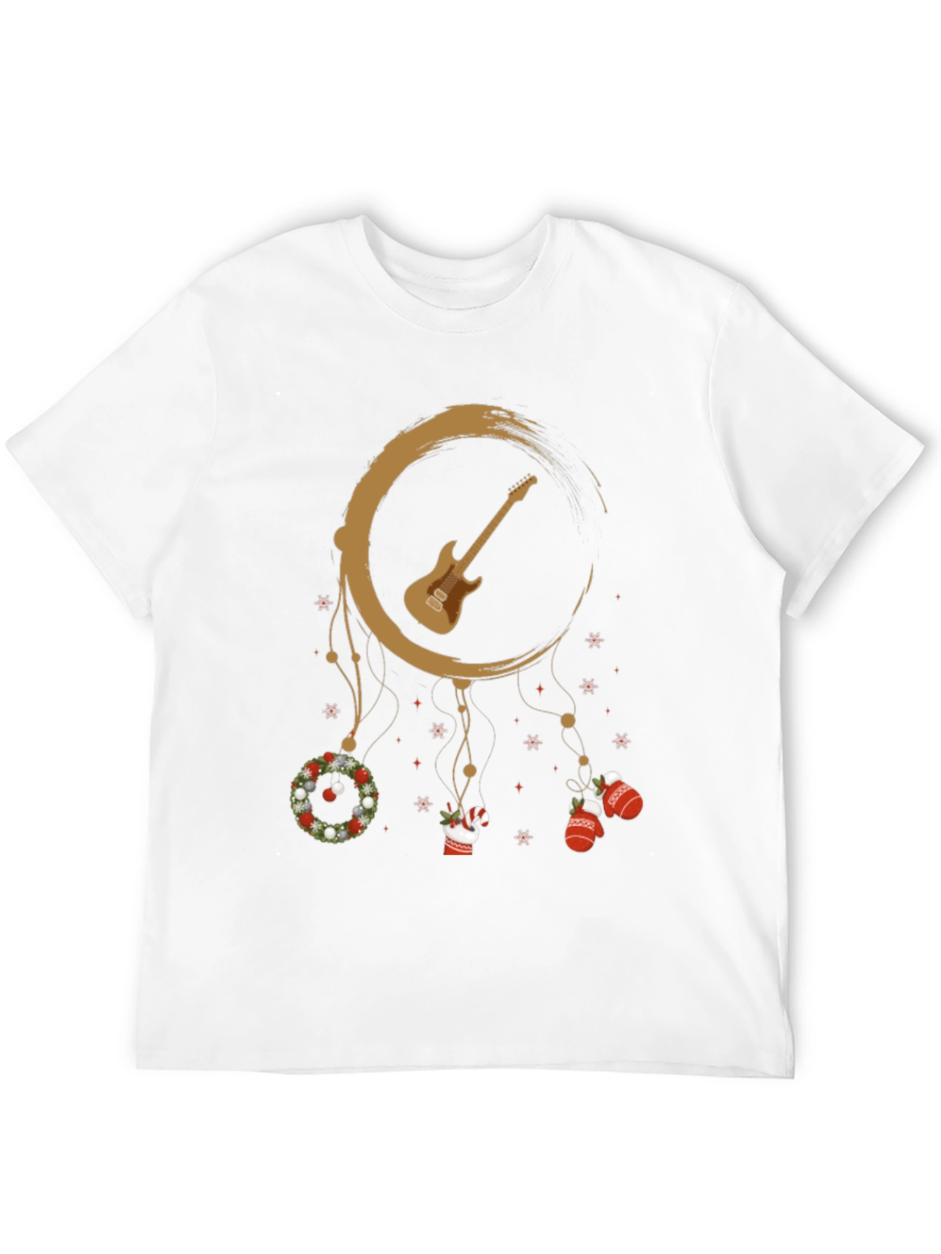 Festive Guitar Dreamcatcher Graphic Tee