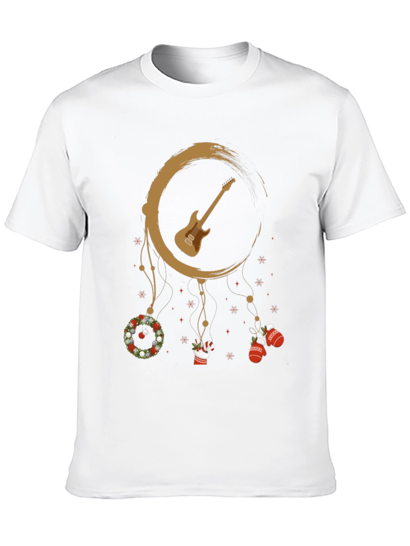 Festive Guitar Dreamcatcher Graphic Tee