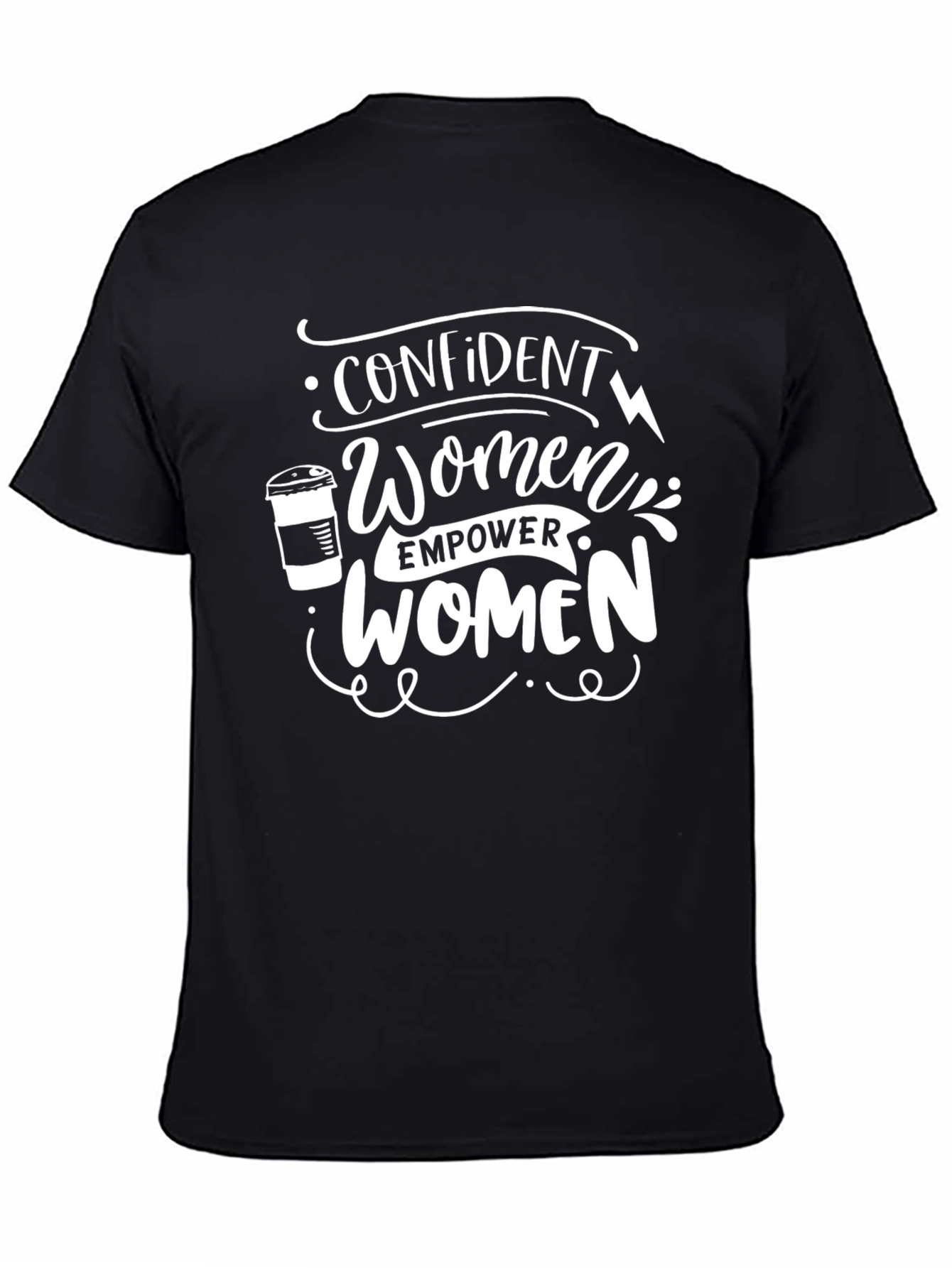Empower Women Graphic Tee - Black Cotton T-Shirt