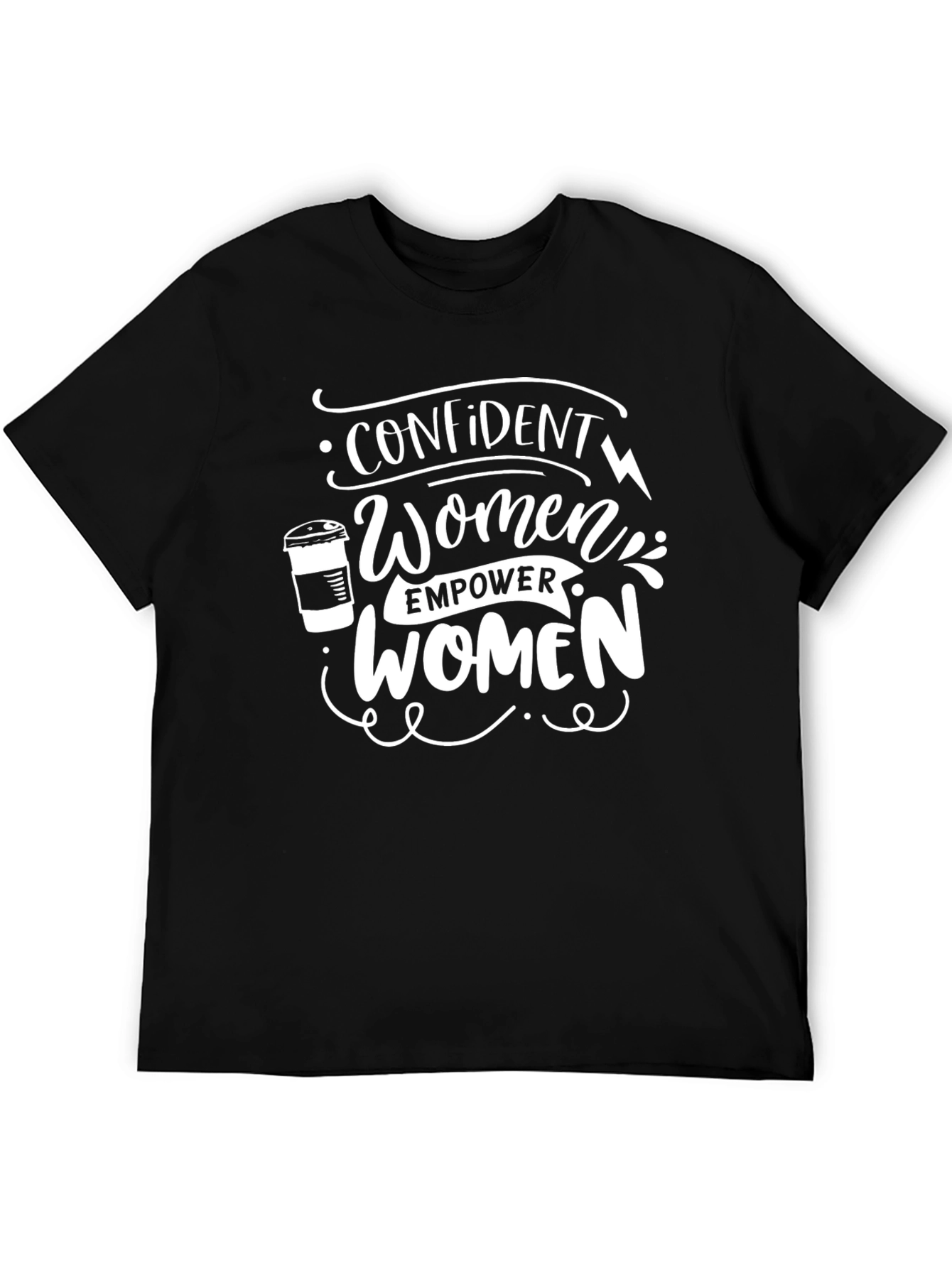 Empower Women Graphic Tee - Black Cotton T-Shirt