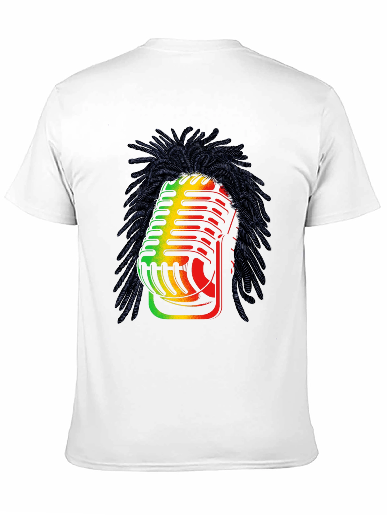 Rasta Microphone Graphic T-Shirt