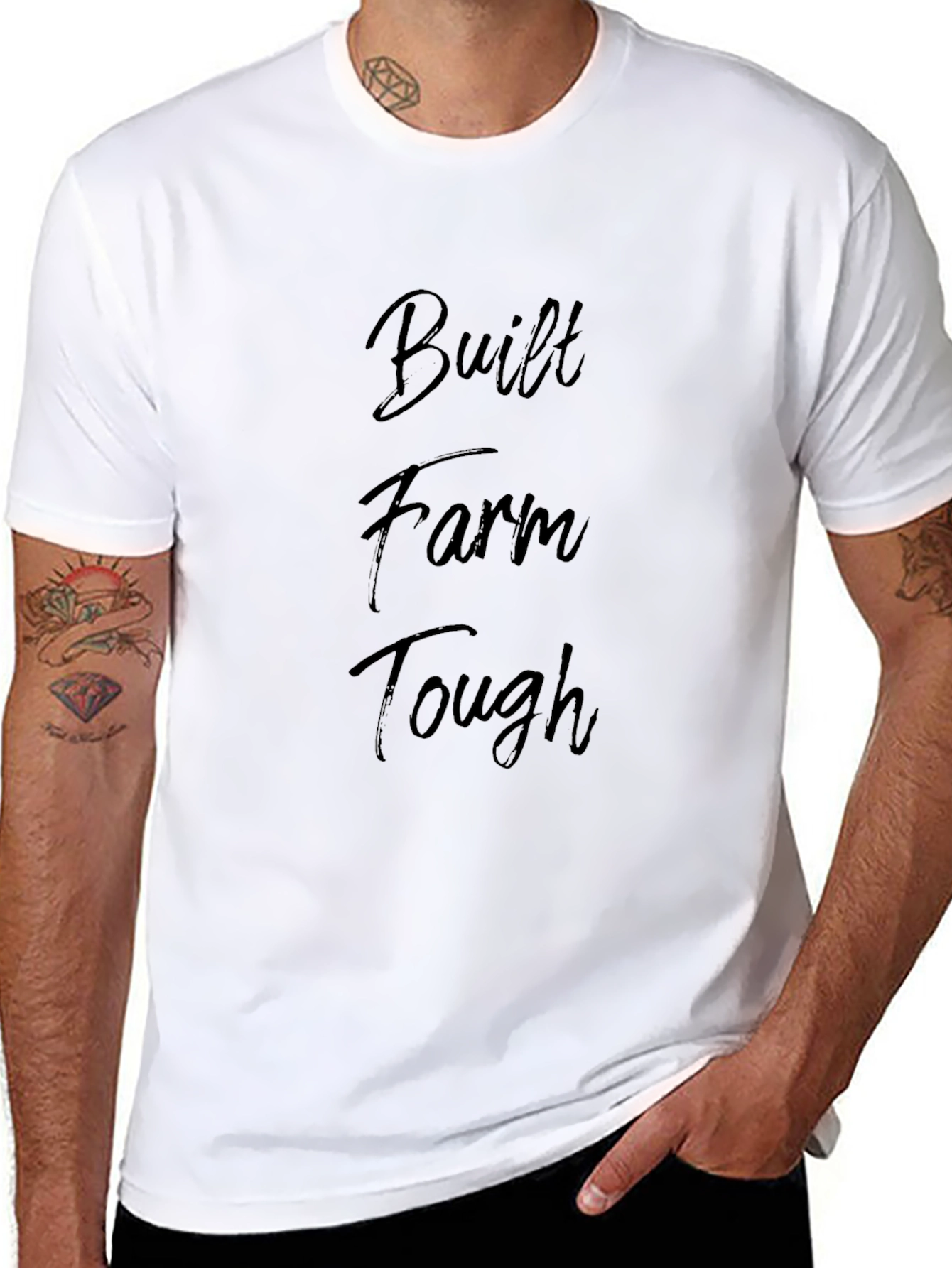 Built Farm Tough Graphic Tee - Mens