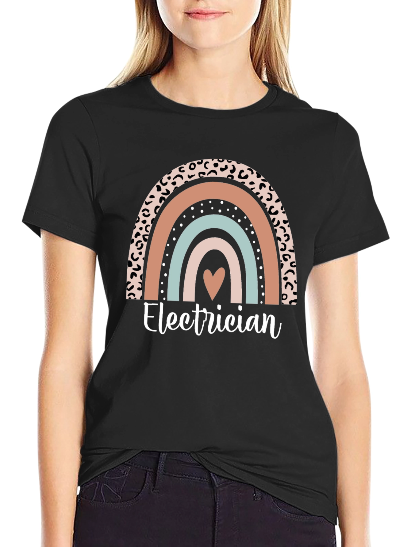 Electrician Rainbow Graphic Tee