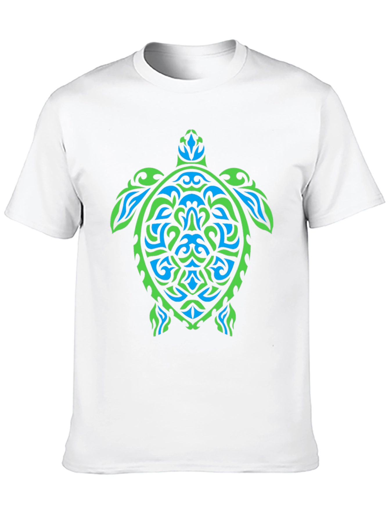 Tribal Turtle Graphic Tee - Black