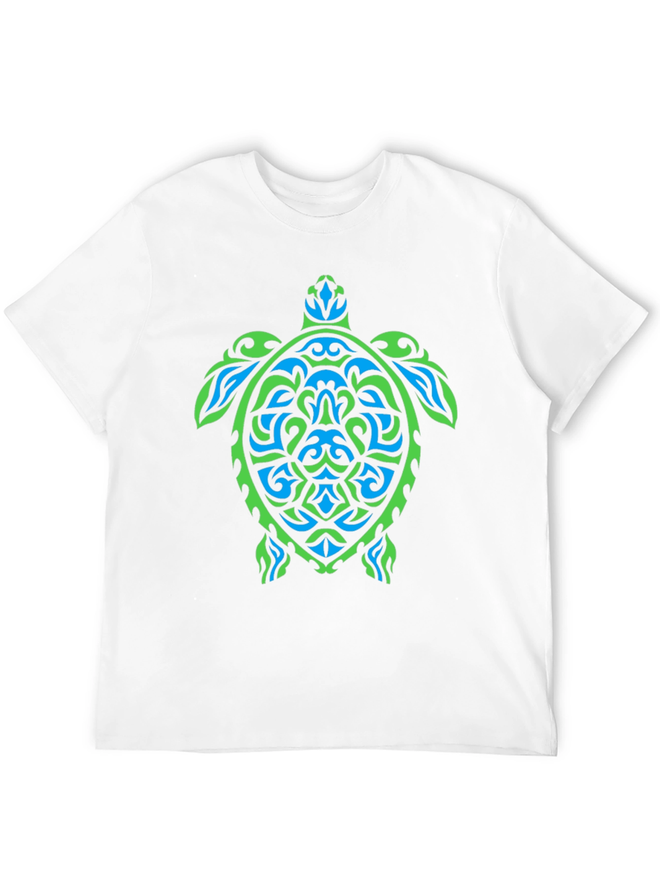 Tribal Turtle Graphic Tee - Black