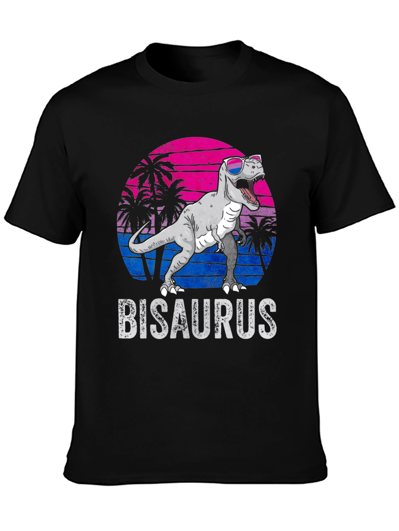 Bisaurus T-Shirt - Retro Dinosaur Pride Tee
