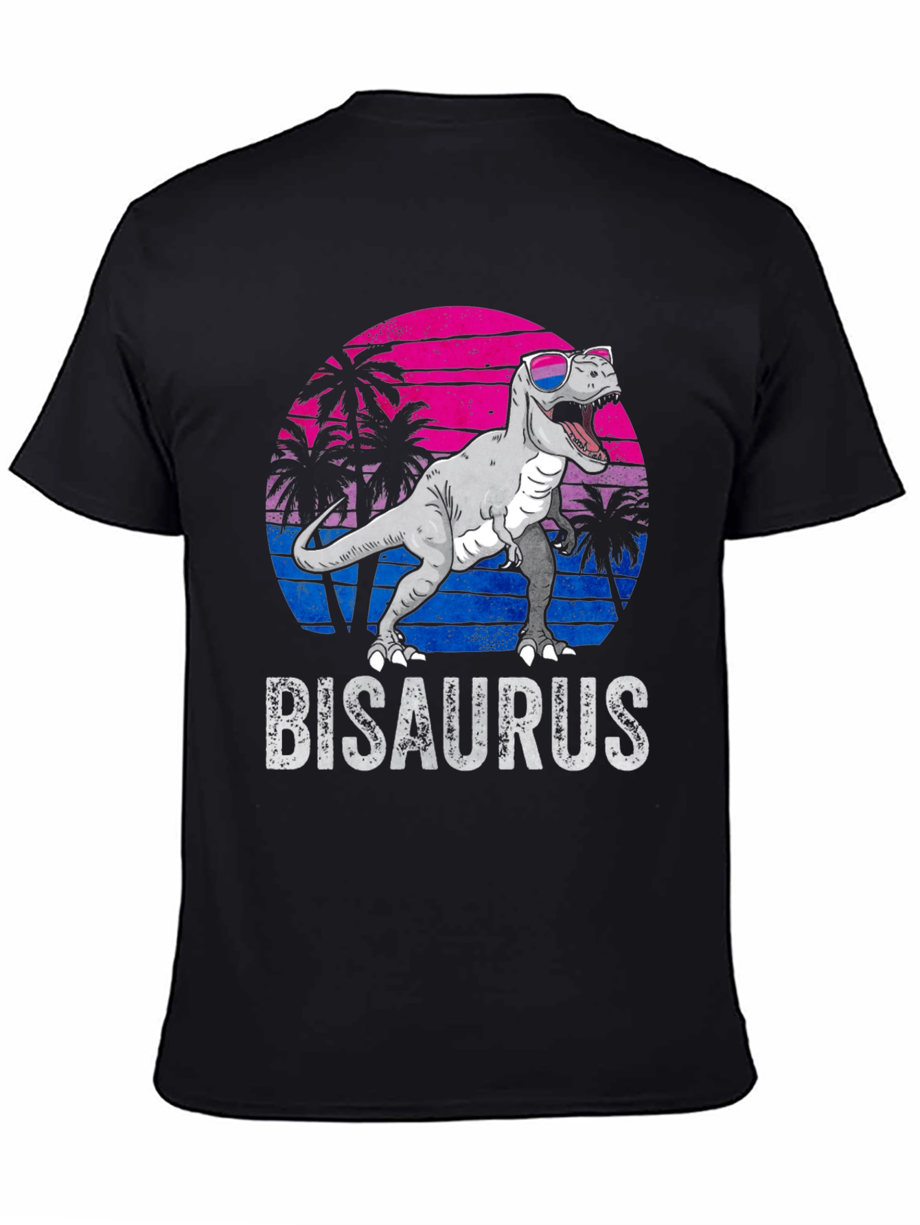 Bisaurus T-Shirt - Retro Dinosaur Pride Tee