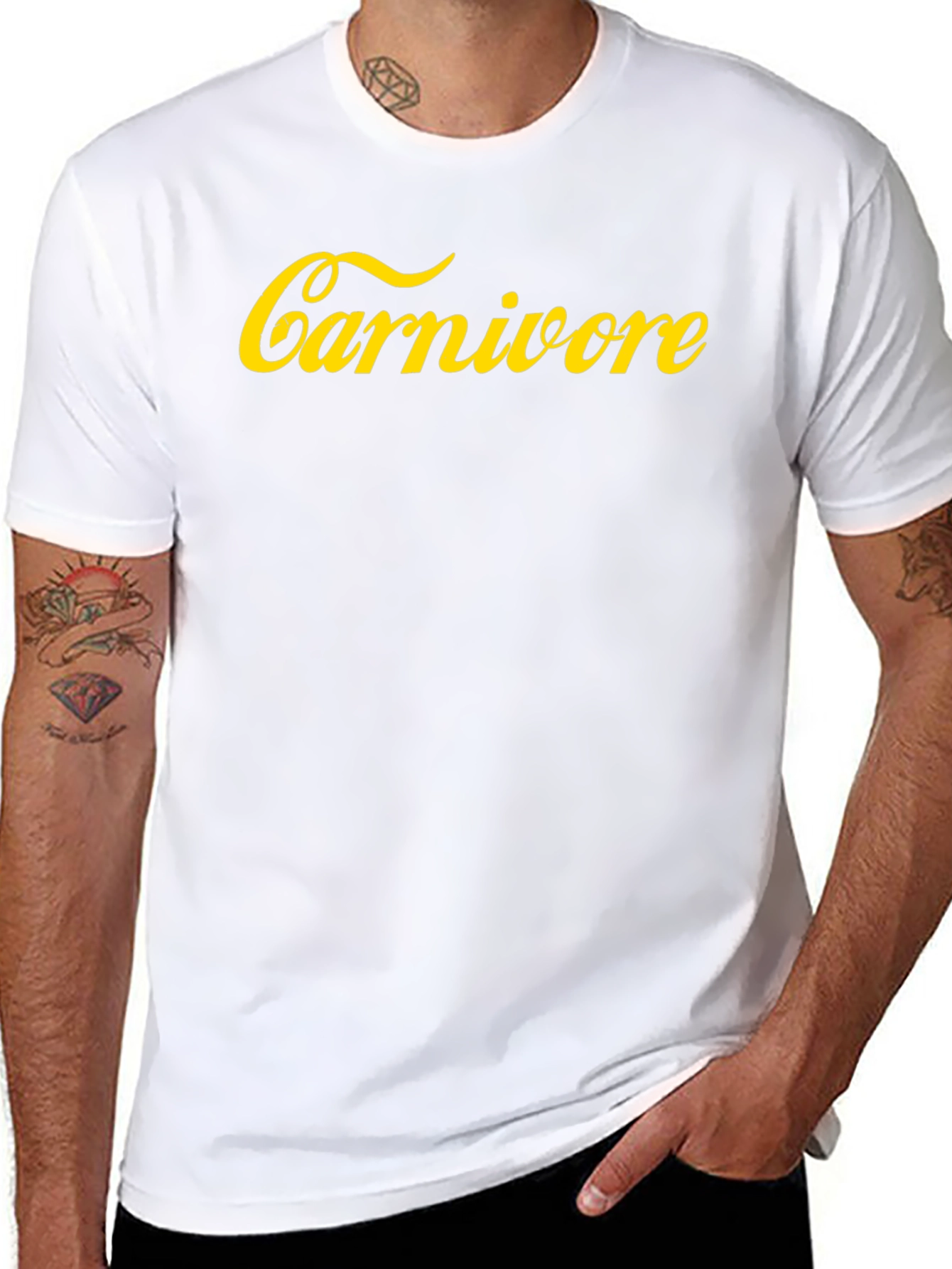Carnivore Black T-Shirt - Bold Statement Tee