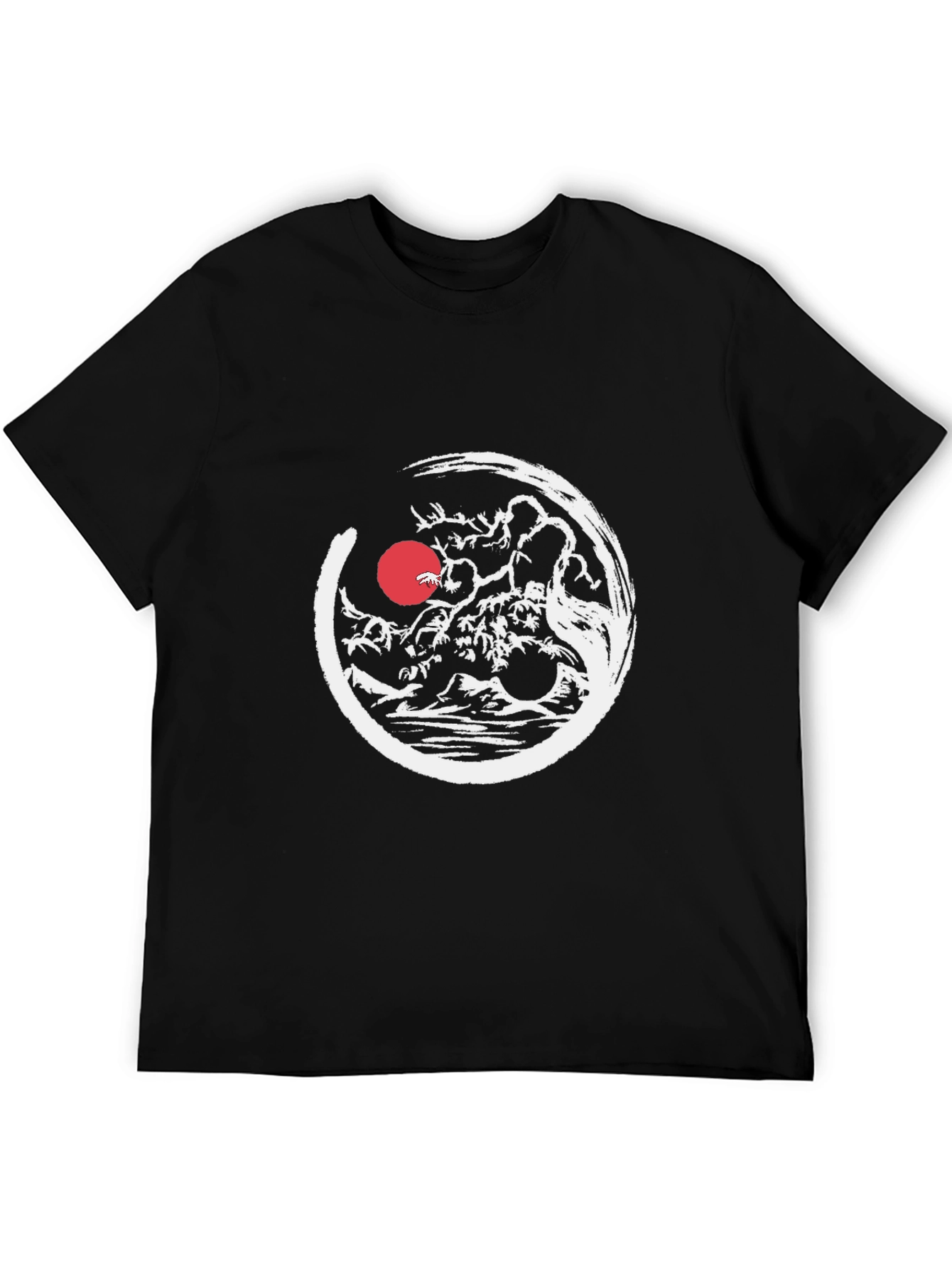 Zen Bonsai Tree T-Shirt - Japanese Art Style Tee