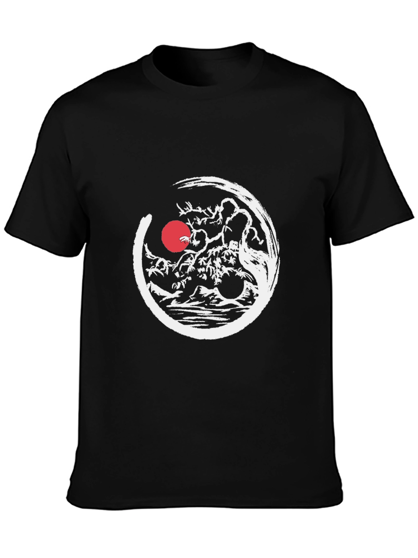 Zen Bonsai Tree T-Shirt - Japanese Art Style Tee