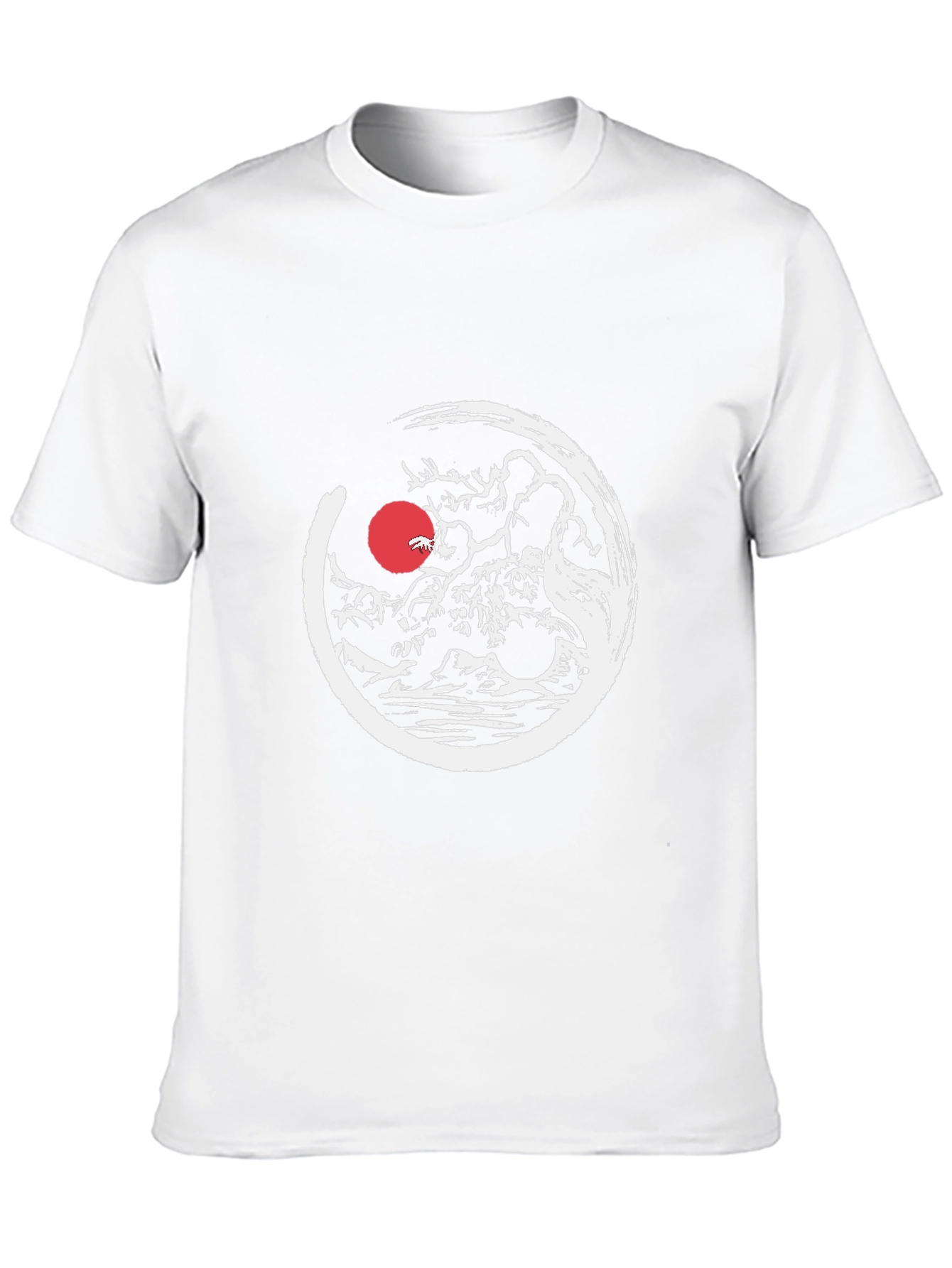 Zen Bonsai Tree T-Shirt - Japanese Art Style Tee