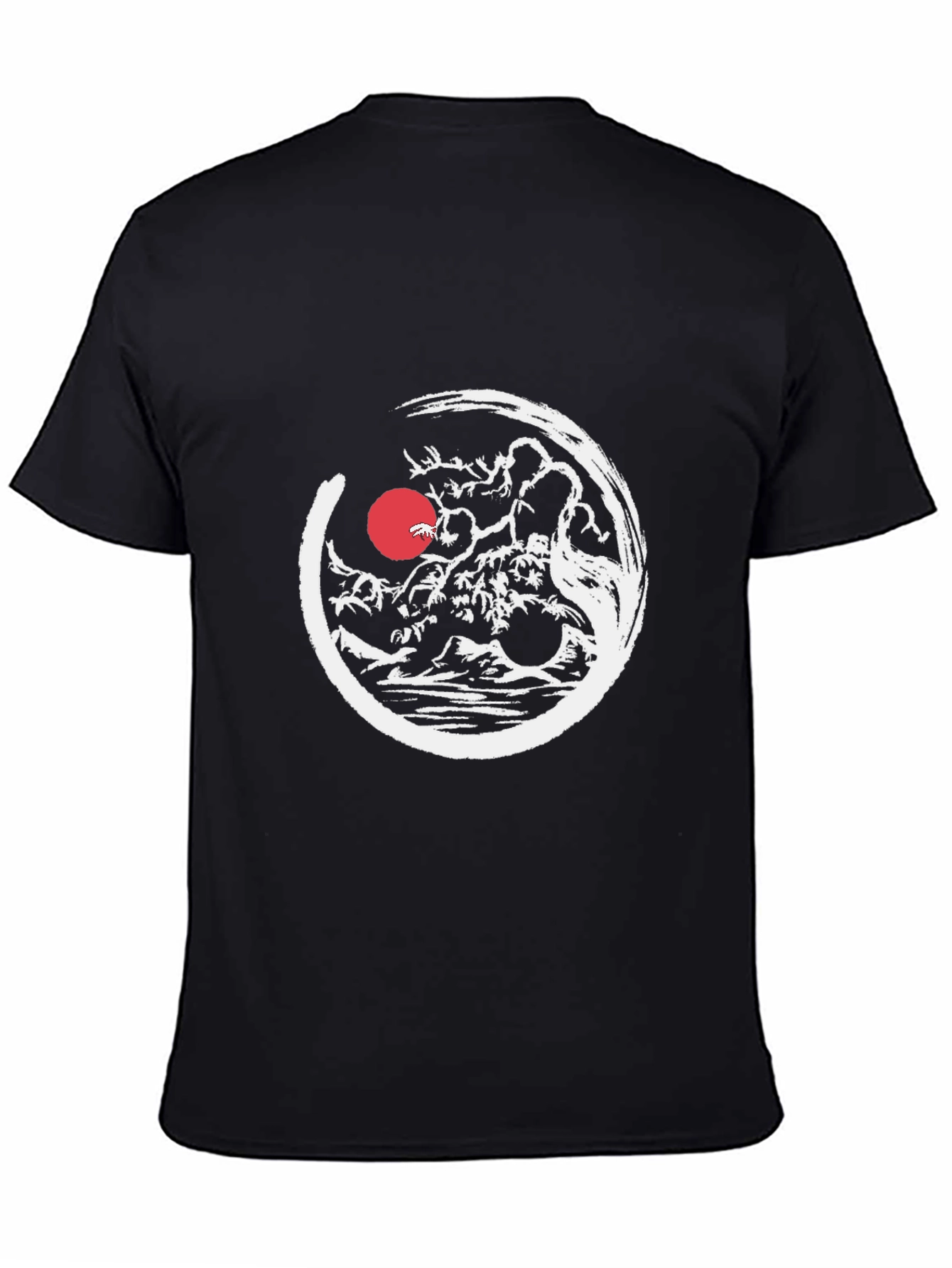 Zen Bonsai Tree T-Shirt - Japanese Art Style Tee