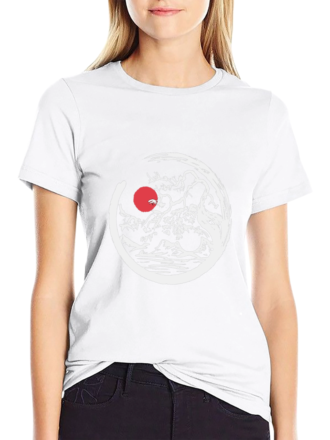 Zen Bonsai Tree T-Shirt - Japanese Art Style Tee