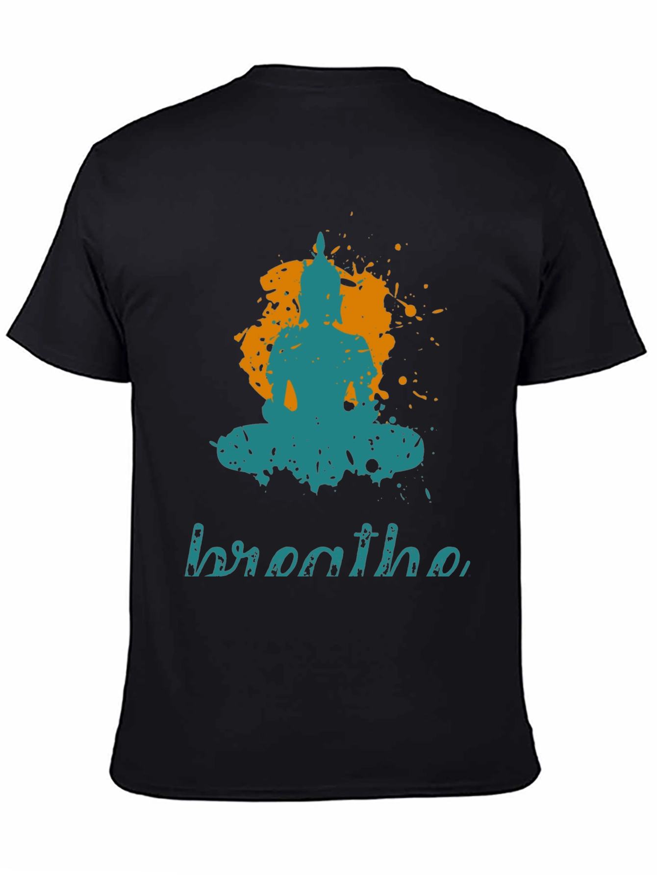 Breathe Buddha Graphic Tee - Yoga Zen Style