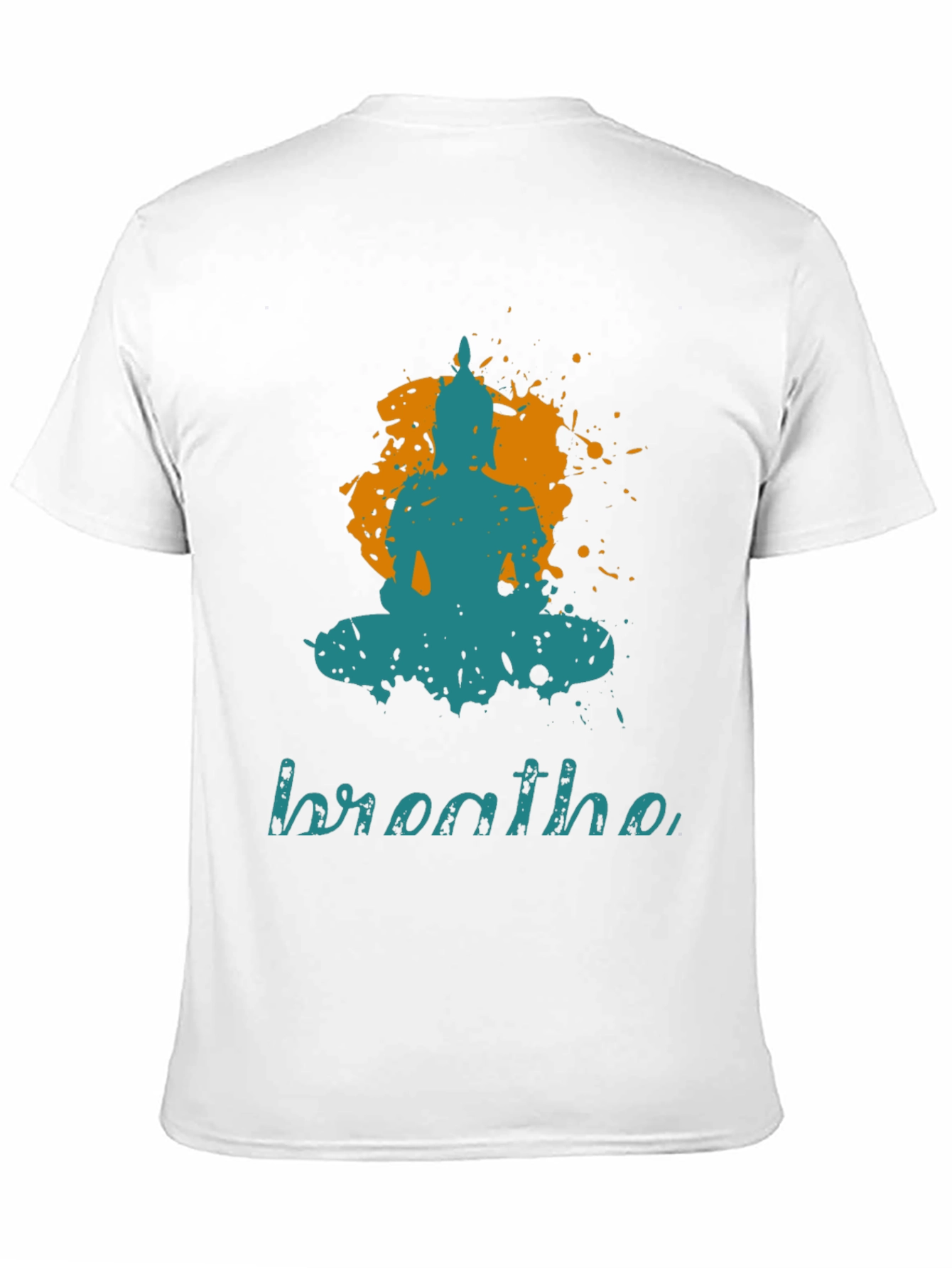 Breathe Buddha Graphic Tee - Yoga Zen Style