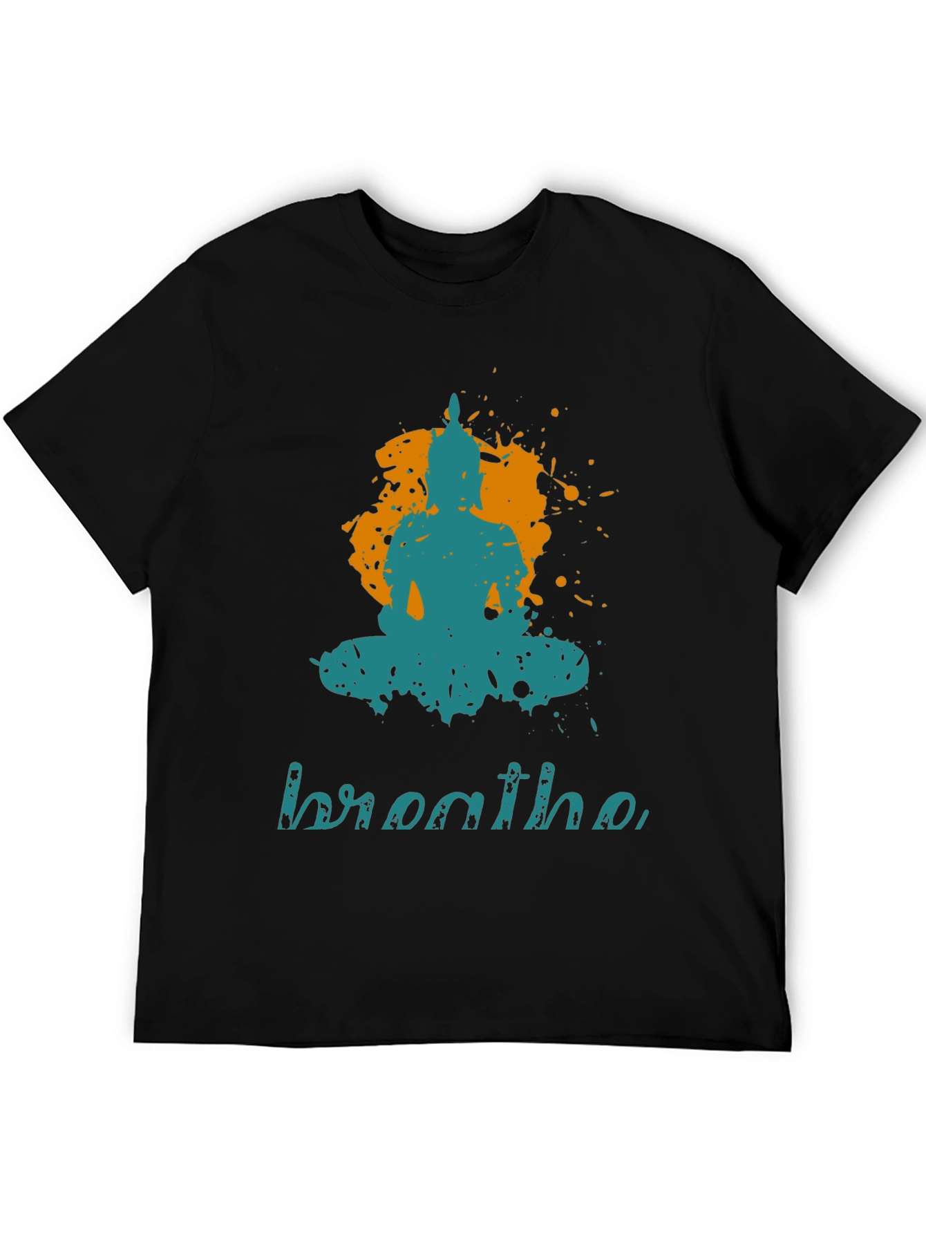 Breathe Buddha Graphic Tee - Yoga Zen Style