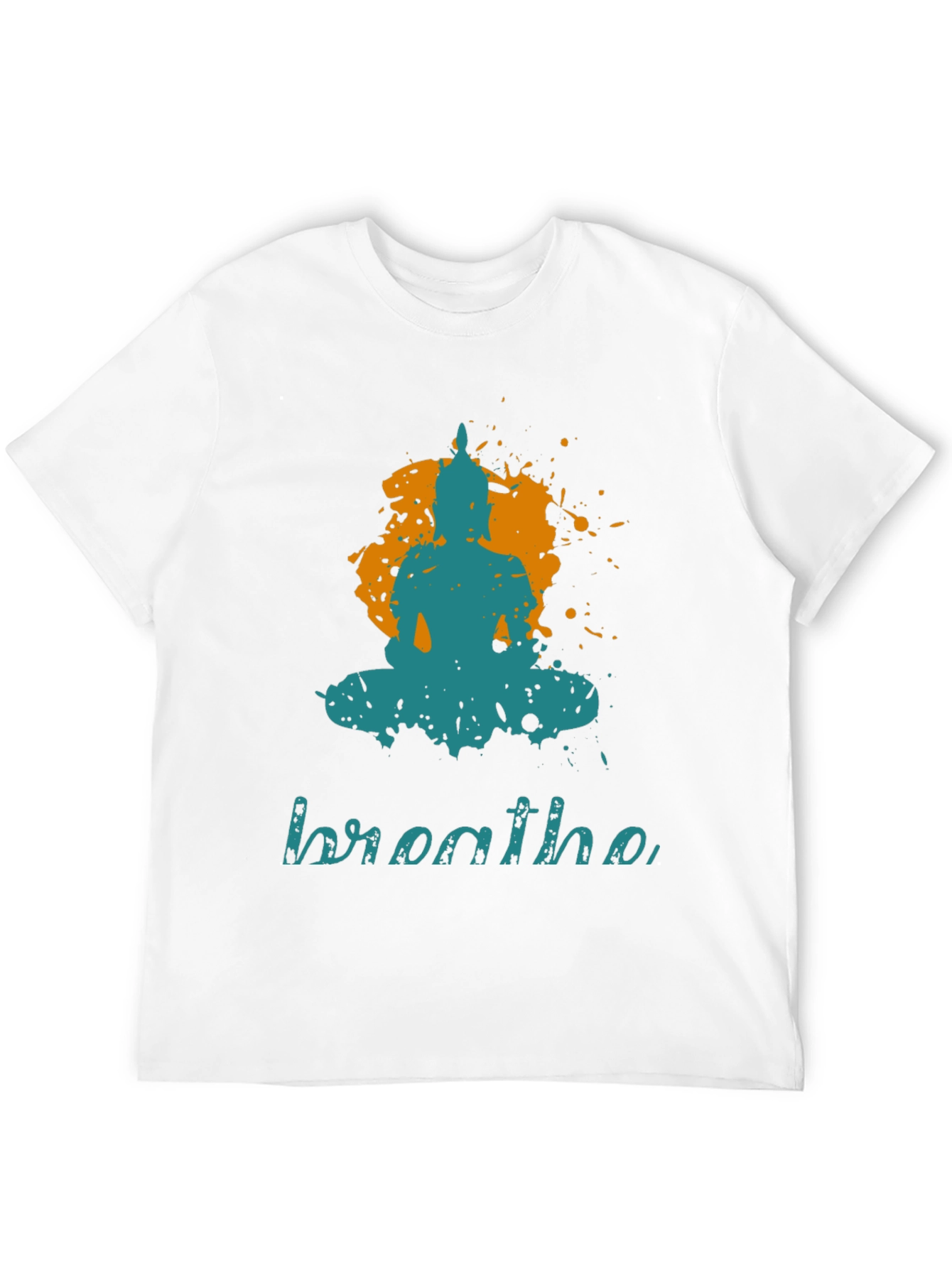 Breathe Buddha Graphic Tee - Yoga Zen Style