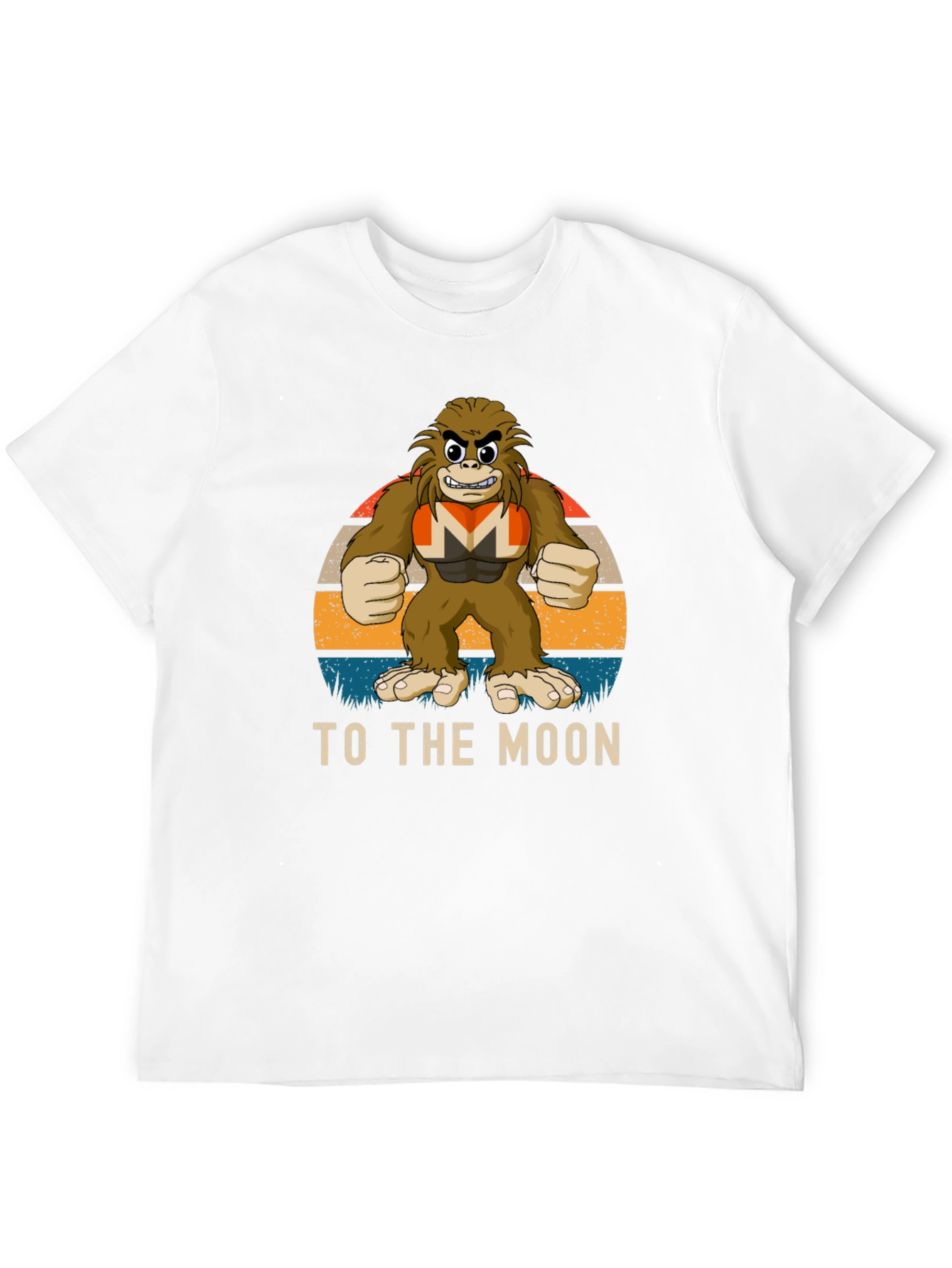 To The Moon Crypto Meme Graphic Tee