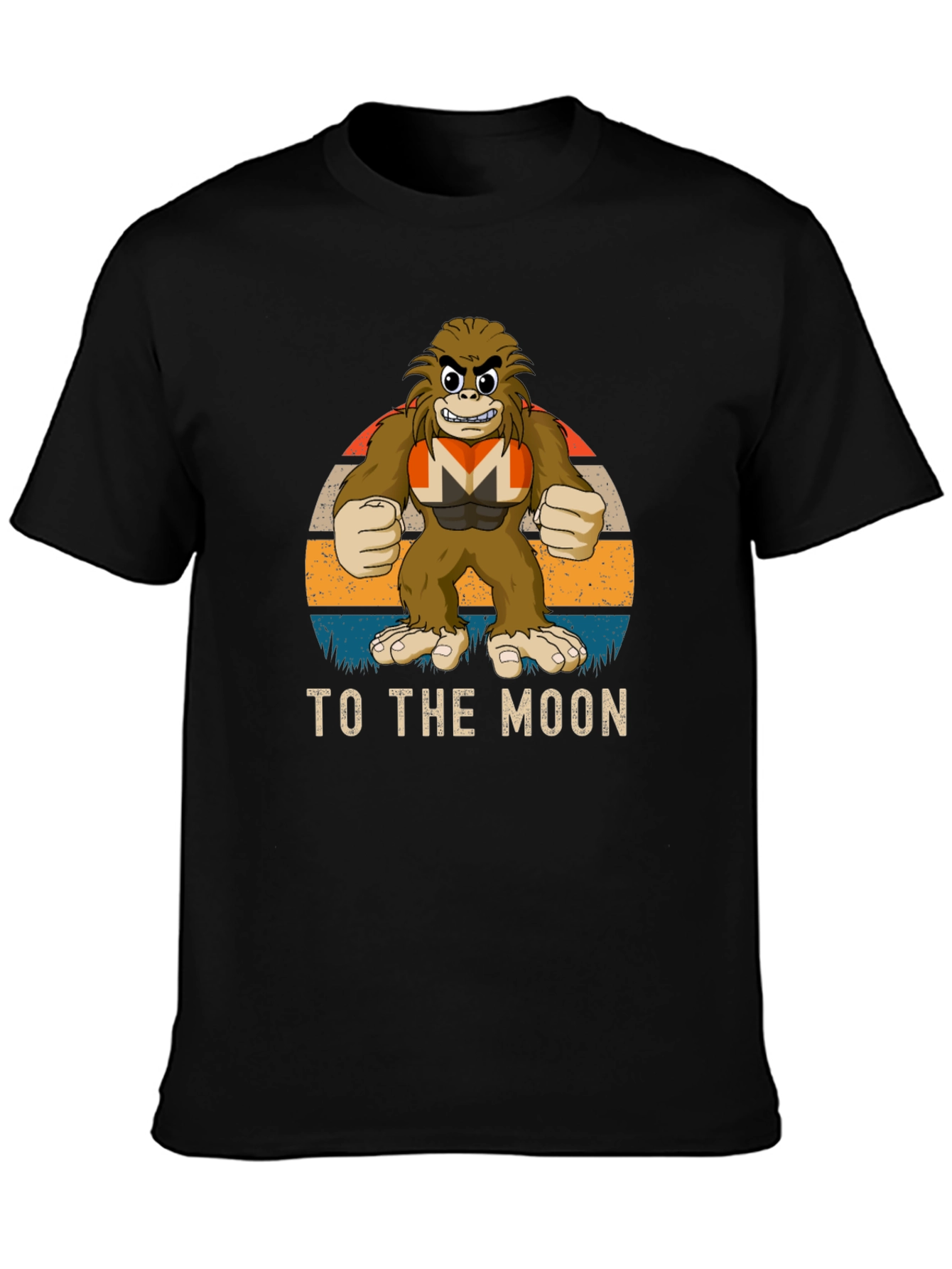 To The Moon Crypto Meme Graphic Tee