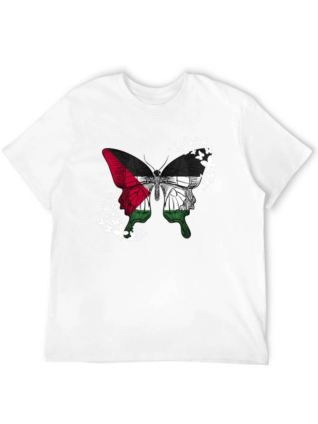 Palestinian Flag Butterfly T-Shirt
