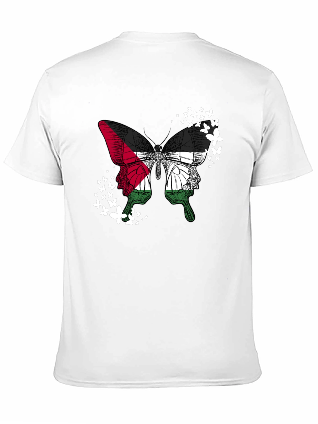 Palestinian Flag Butterfly T-Shirt