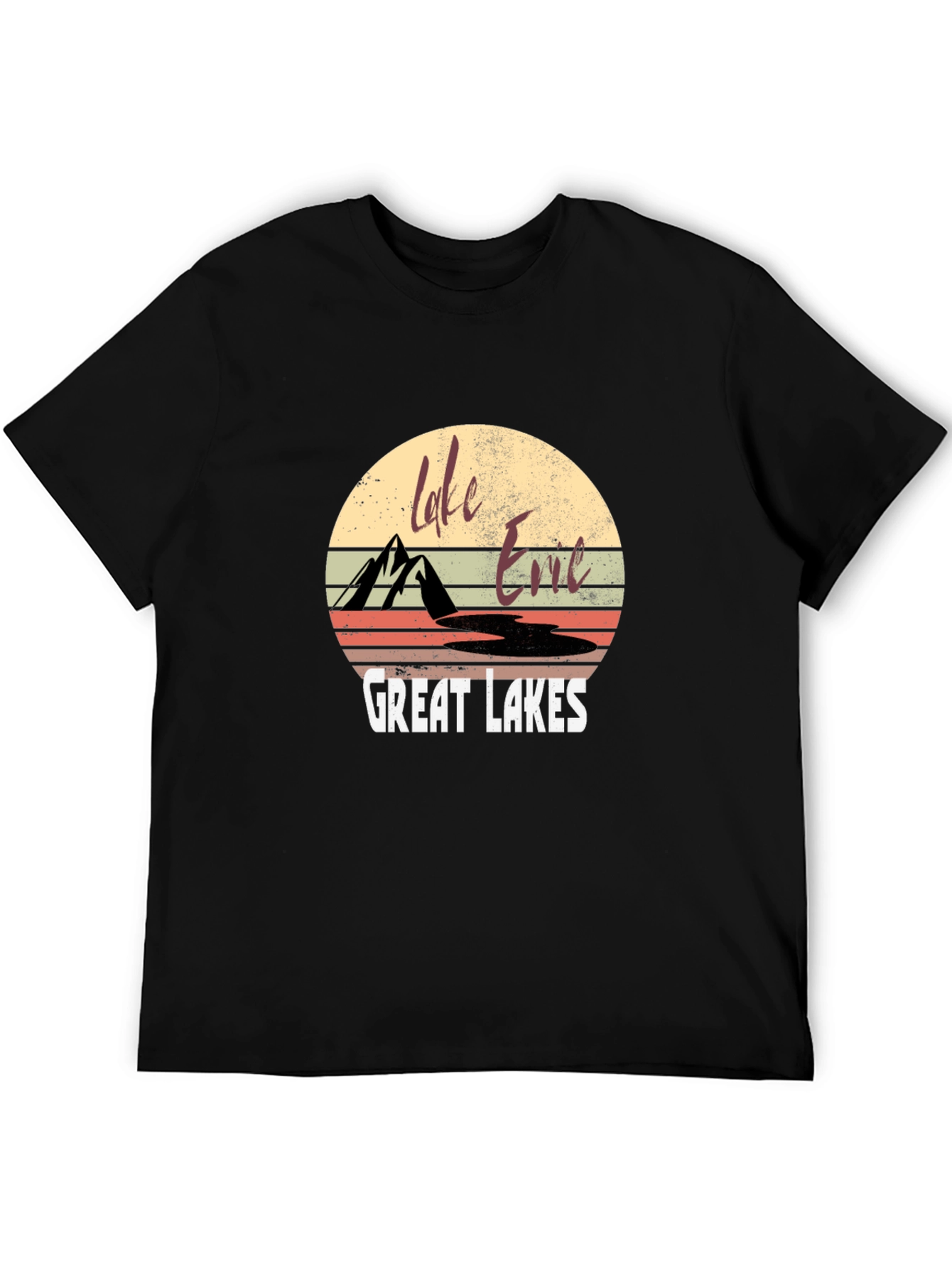 Lake Erie Great Lakes Retro T-Shirt