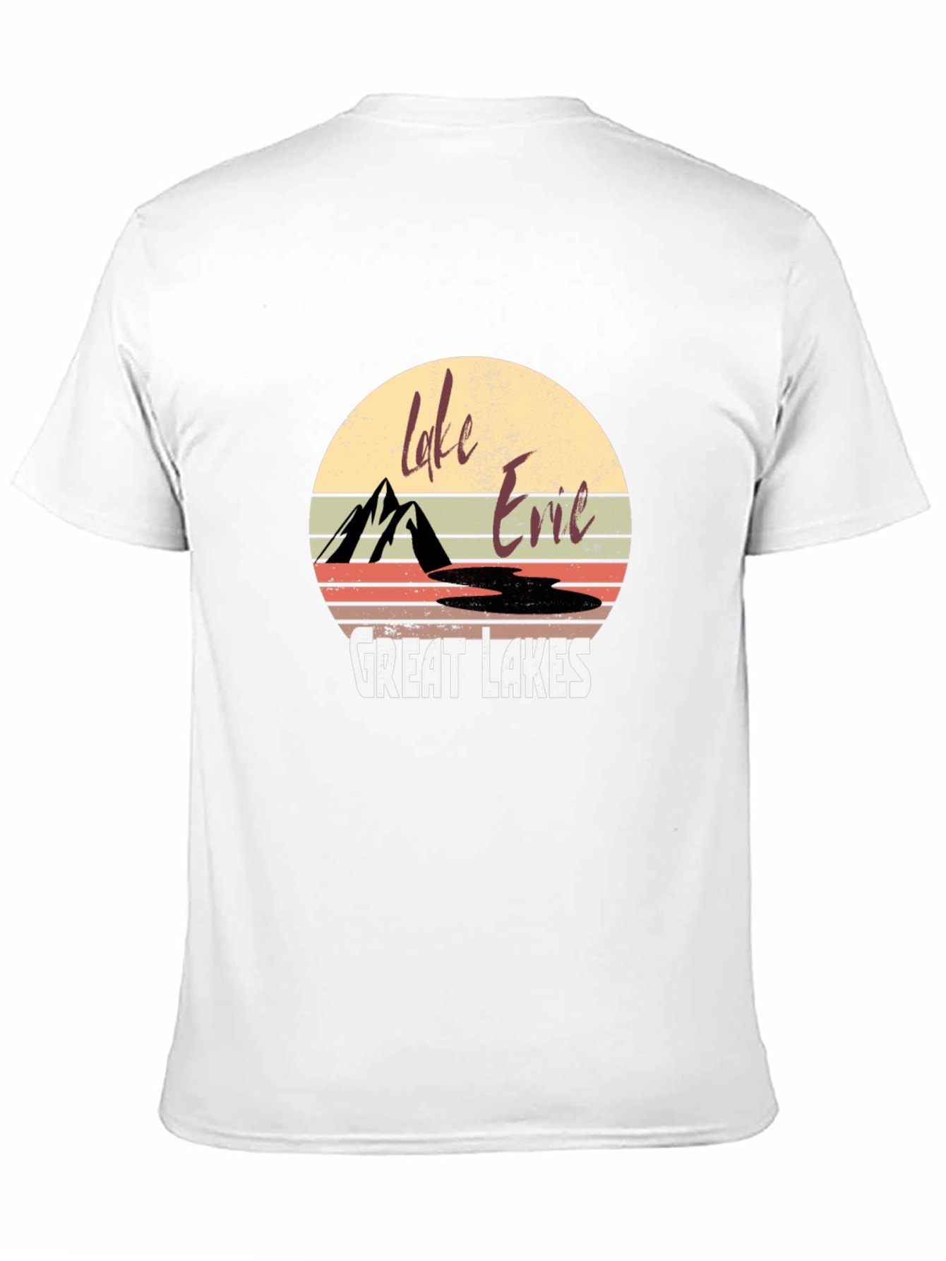 Lake Erie Great Lakes Retro T-Shirt