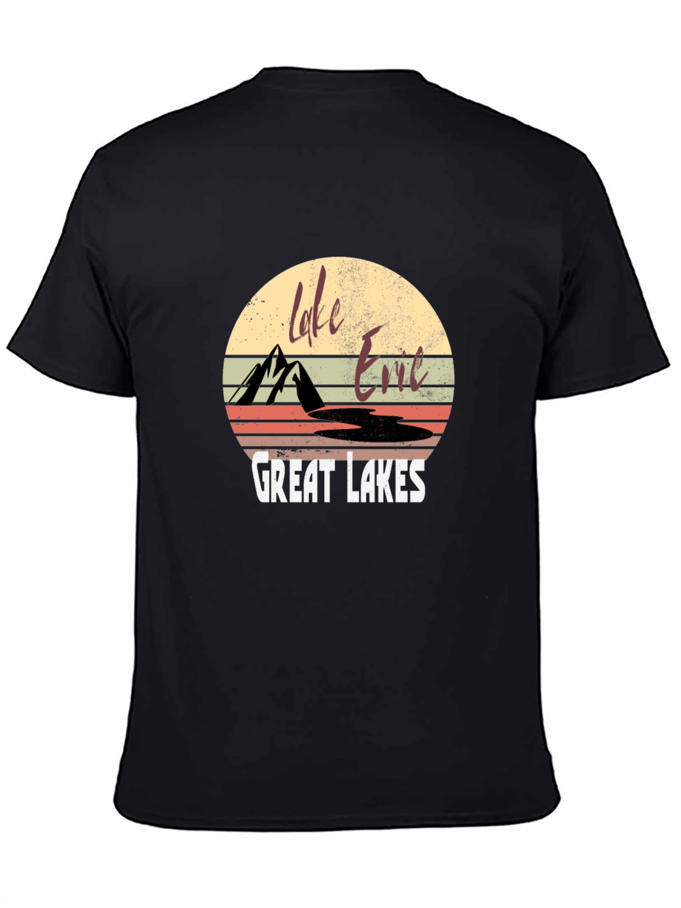 Lake Erie Great Lakes Retro T-Shirt