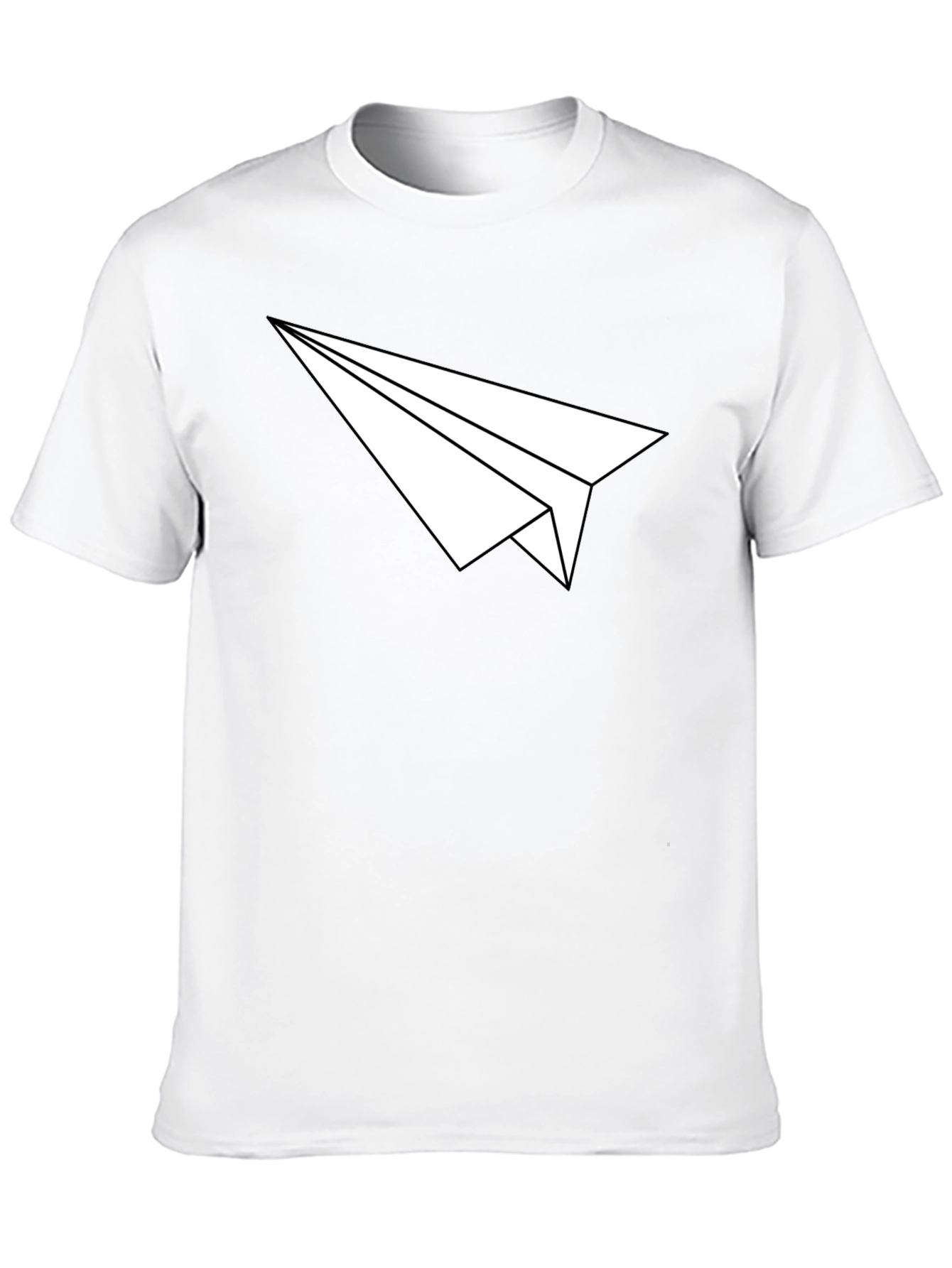 Paper Plane Graphic Tee - Classic Comfort