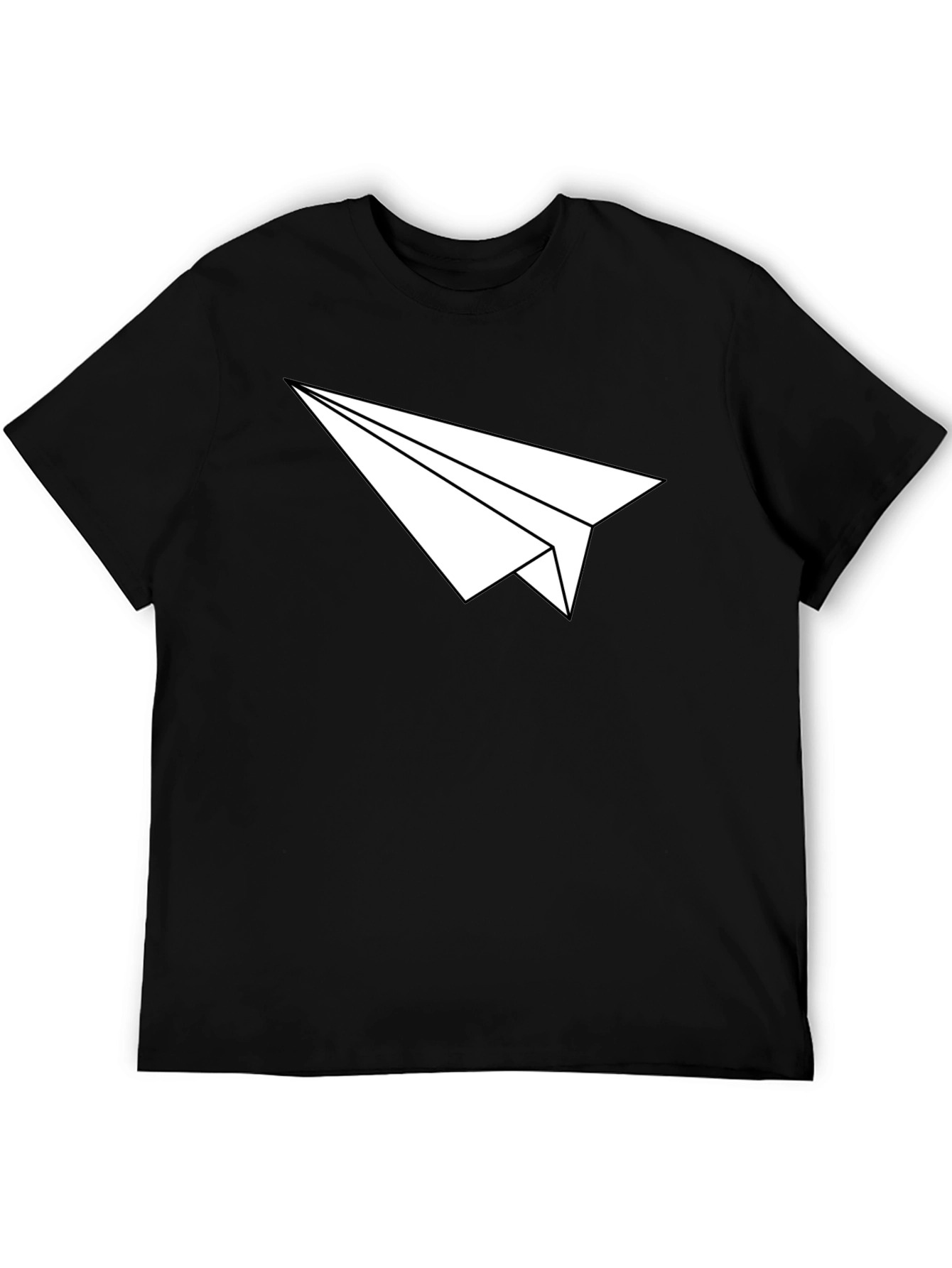 Paper Plane Graphic Tee - Classic Comfort